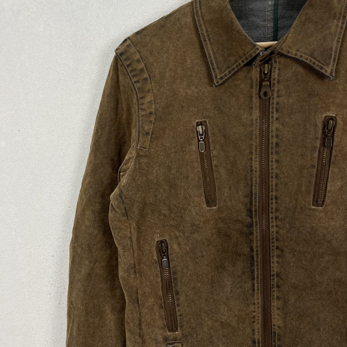 Japanese Brand VINTAGE TORNADO MART JAPAN PARACHUTE BIKER LEATHER JACKET Size US M / EU 48-50 / 2 - 6 Thumbnail