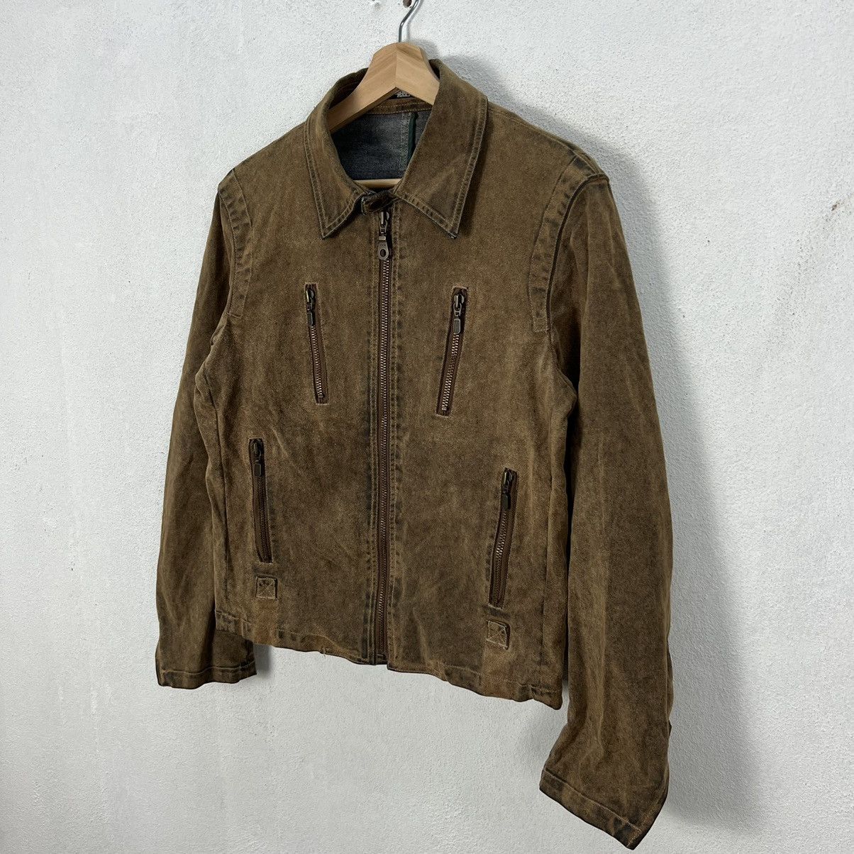 Japanese Brand VINTAGE TORNADO MART JAPAN PARACHUTE BIKER LEATHER JACKET Size US M / EU 48-50 / 2 - 2 Thumbnail