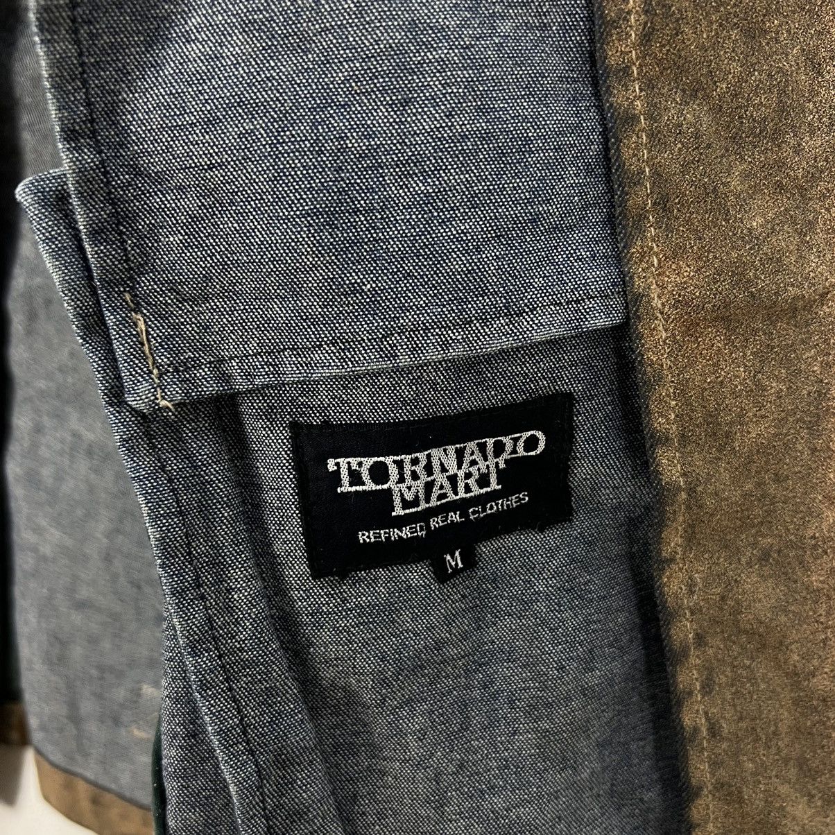 Japanese Brand VINTAGE TORNADO MART JAPAN PARACHUTE BIKER LEATHER JACKET Size US M / EU 48-50 / 2 - 14 Thumbnail