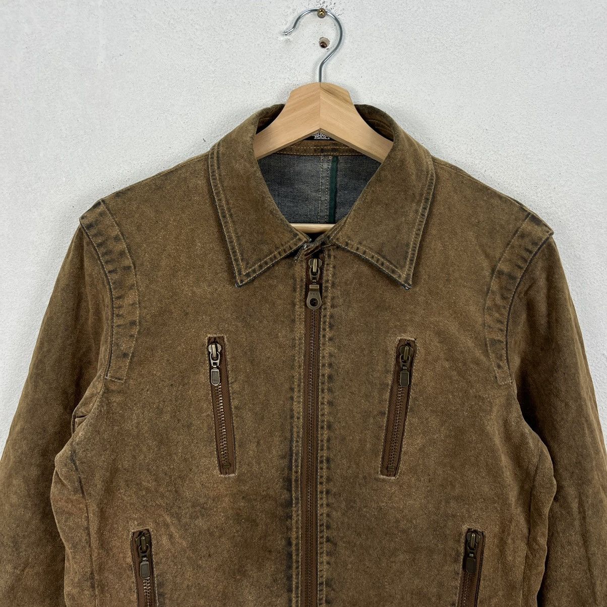 Japanese Brand VINTAGE TORNADO MART JAPAN PARACHUTE BIKER LEATHER JACKET Size US M / EU 48-50 / 2 - 3 Thumbnail