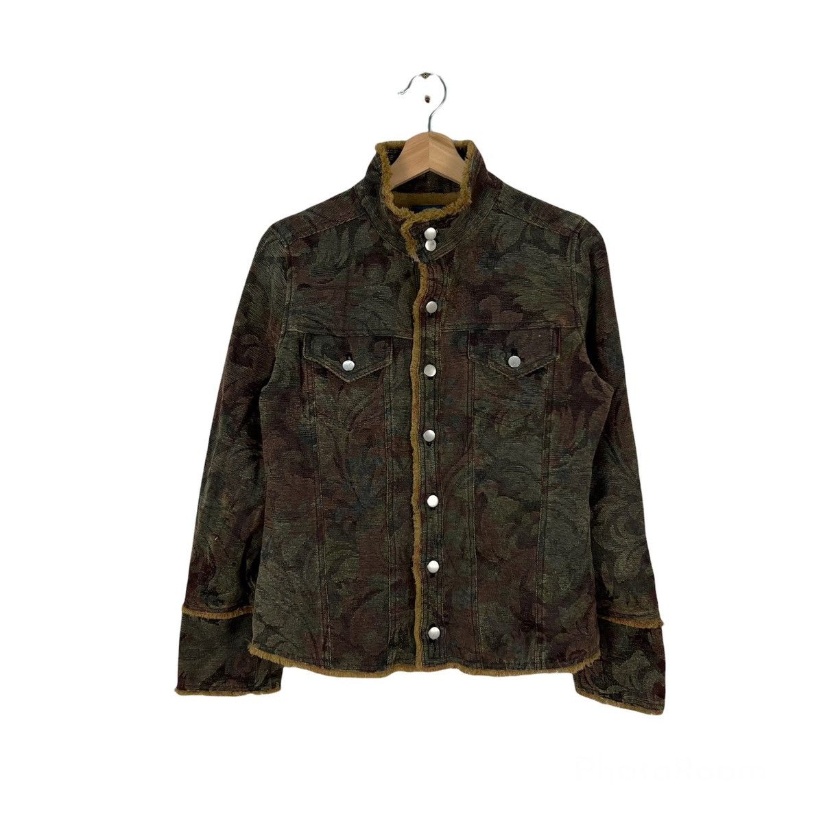 Japanese Brand VINTAGE PLUS OVERPRINT FLORAL FLOWER JACKET Size US M / EU 48-50 / 2 - 1 Thumbnail