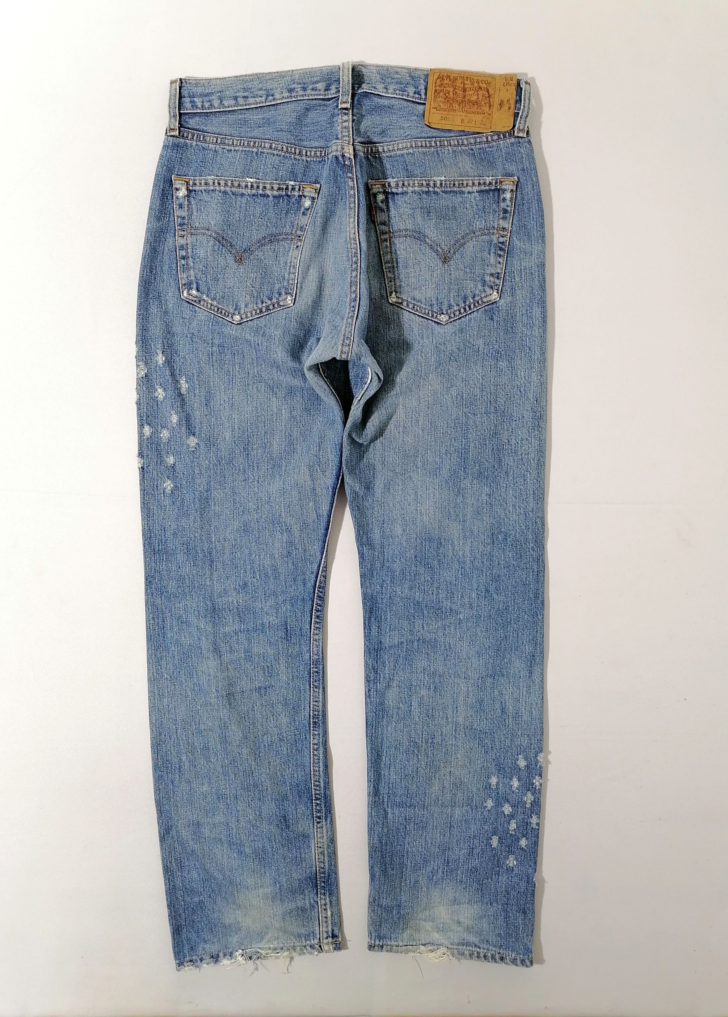 Levi's × Levi's Vintage Clothing 501 Levi's Fly Button Denim Jeans Size US 33 - 2 Thumbnail