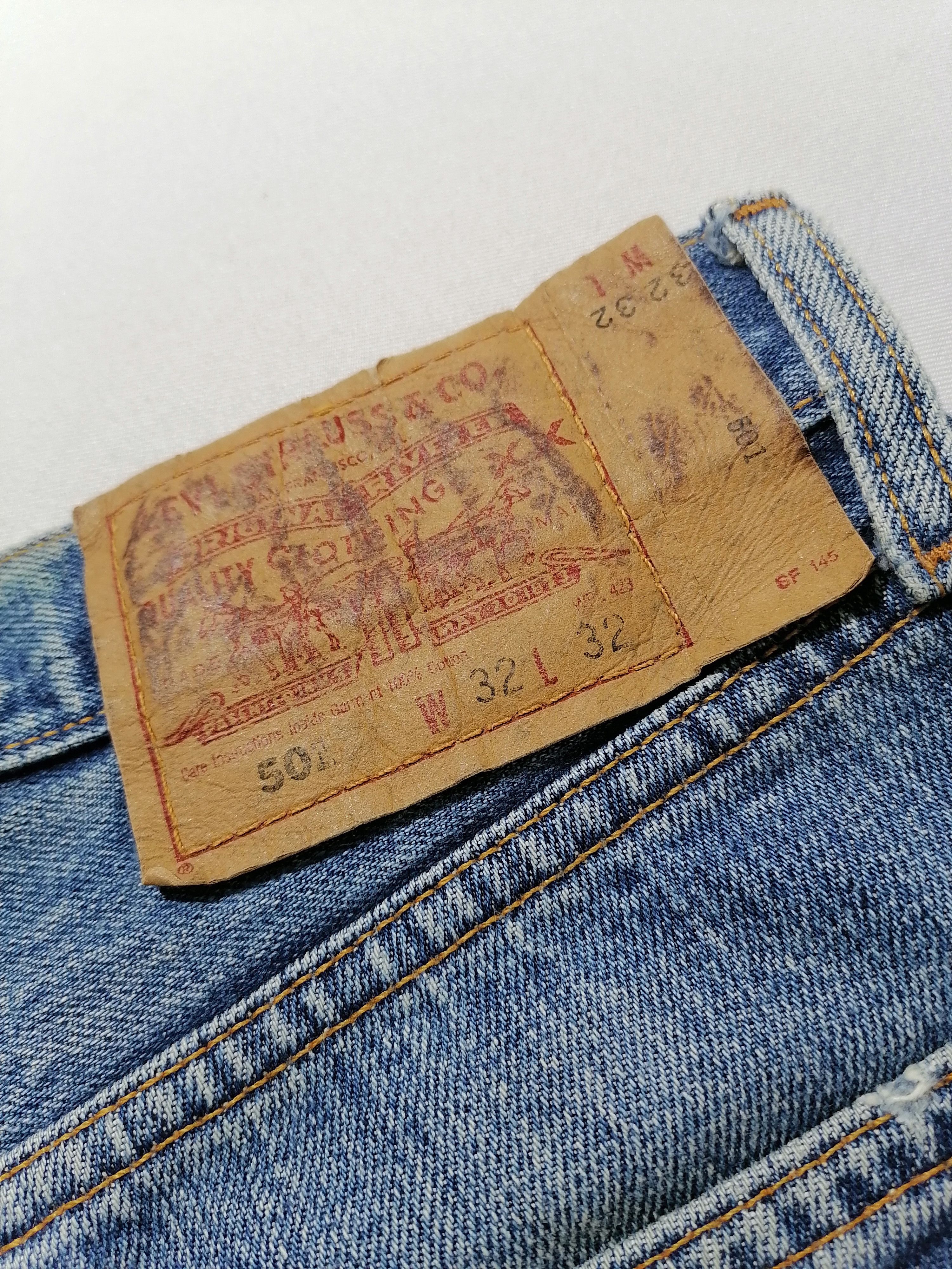 Levi's × Levi's Vintage Clothing 501 Levi's Fly Button Denim Jeans Size US 33 - 4 Thumbnail