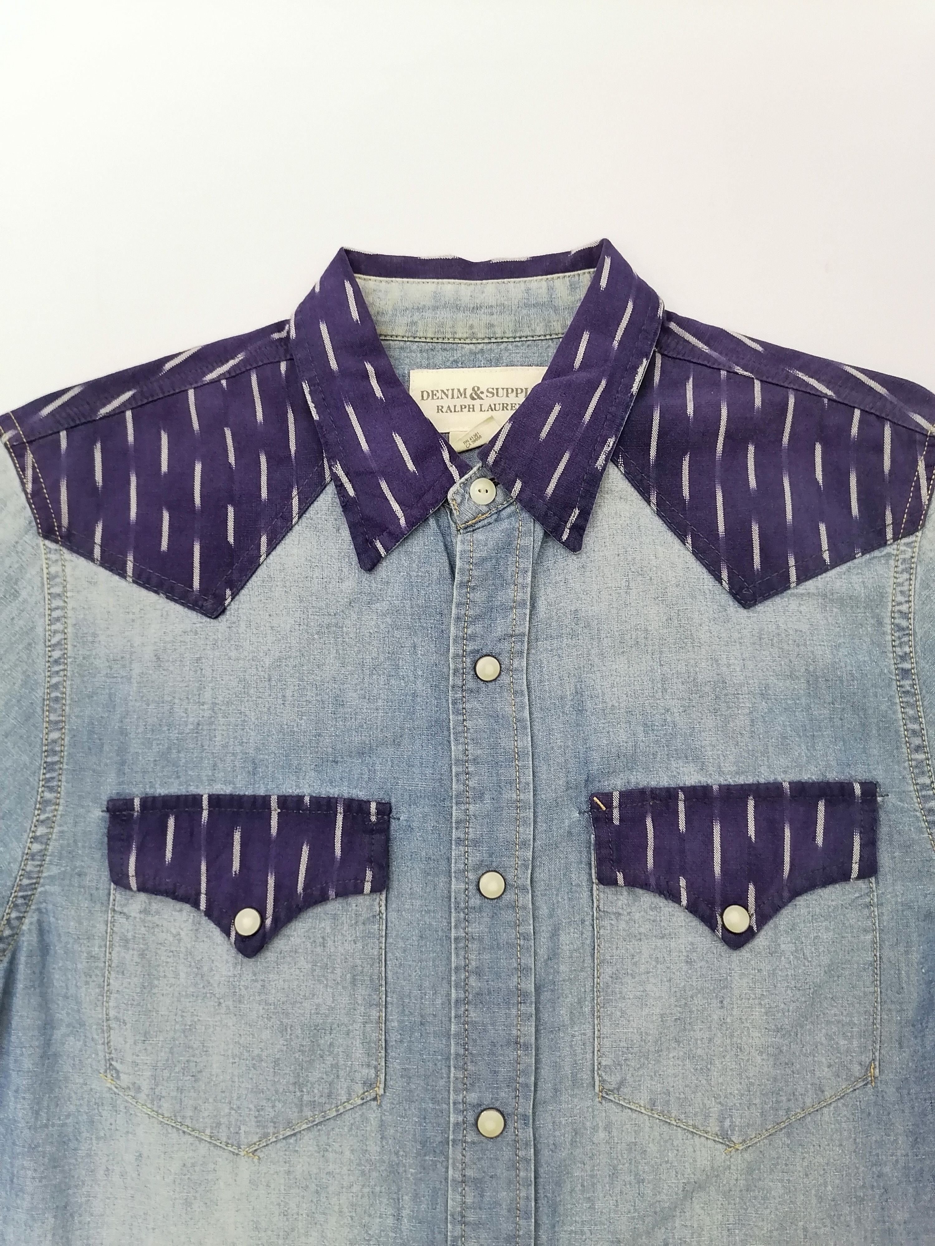 Polo Ralph Lauren Ralph Lauren Cool Design Denim Jacket Size US M / EU 48-50 / 2 - 2 Thumbnail