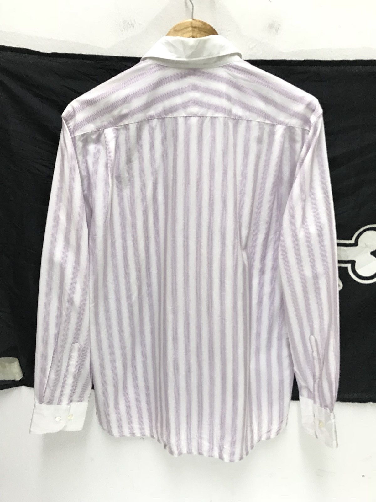 Yohji Yamamoto AAR Yohji Design Studio Striped Button Shirt Office 6🟩1 Size US M / EU 48-50 / 2 - 4 Thumbnail