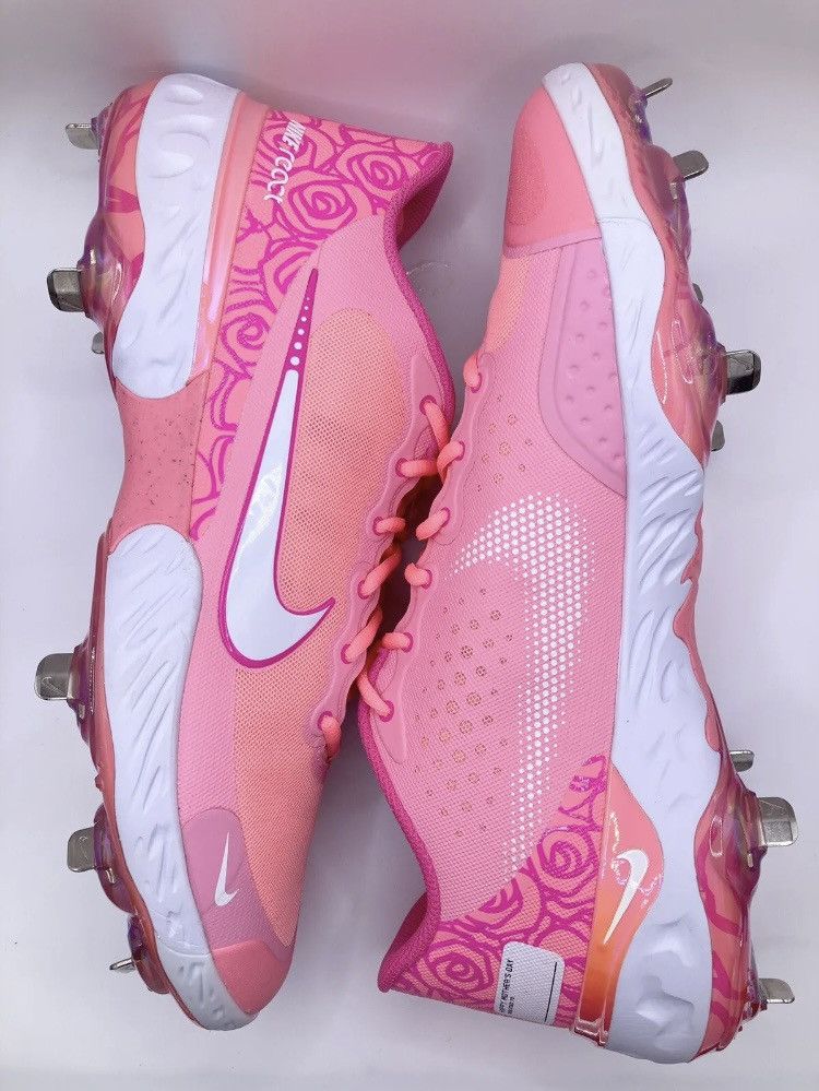 nike alpha huarache elite 3 low mother's day cleats pink