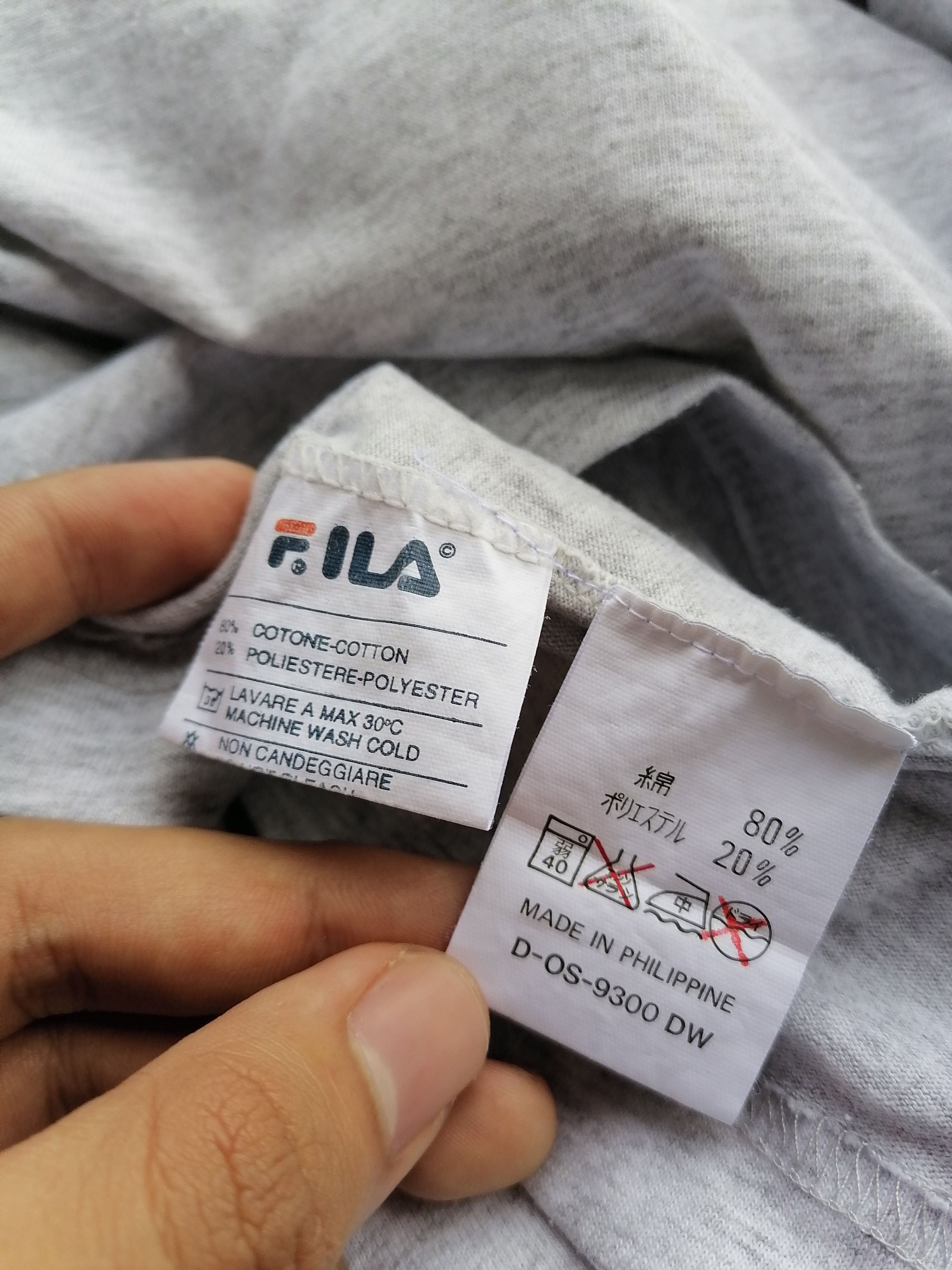Fila × Vintage Fila Big Logo Tee Size US L / EU 52-54 / 3 - 3 Thumbnail