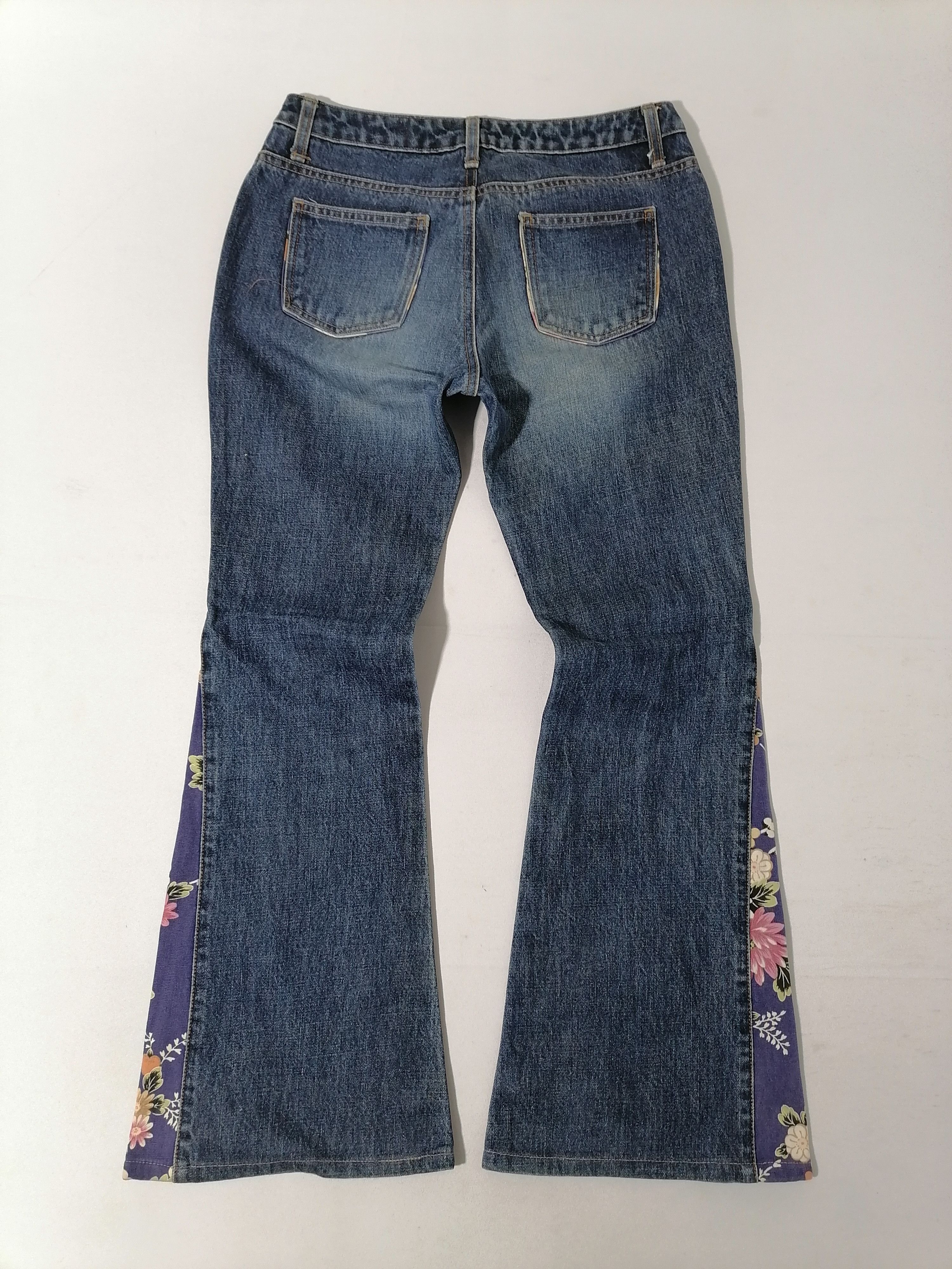 If Six Was Nine × Japanese Brand ET Boits Flowers Design Denim y Size 28" / US 6 / IT 42 - 2 Thumbnail