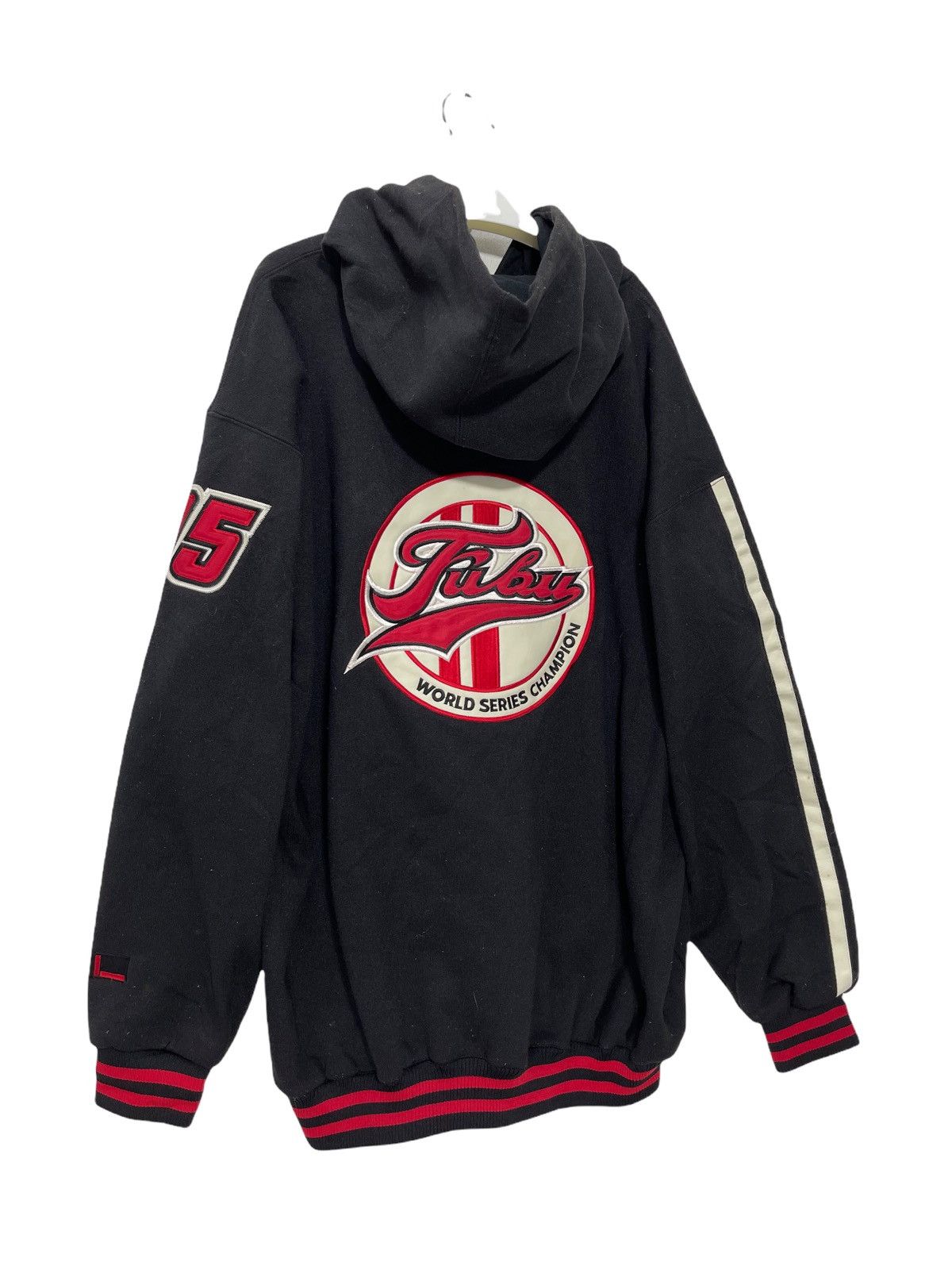 Fubu 90s Hoodie Sweatshirt Big Logo 4🟩