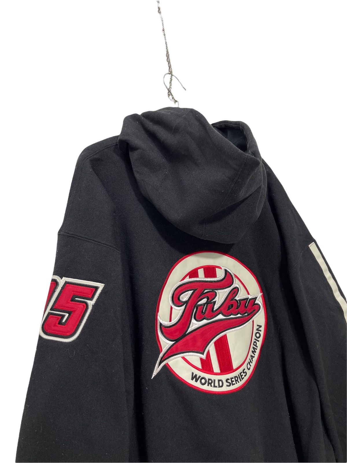 Fubu Fubu 90s Hoodie Sweatshirt Big Logo 4🟩 Size US XL / EU 56 / 4 - 2 Thumbnail