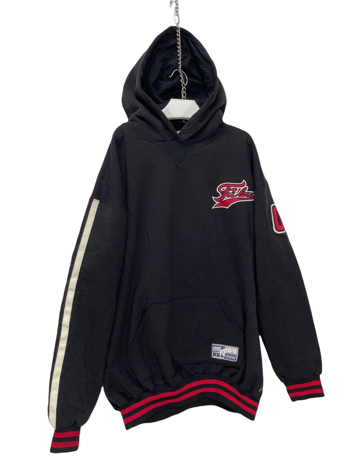 Fubu Fubu 90s Hoodie Sweatshirt Big Logo 4🟩 Size US XL / EU 56 / 4 - 3 Thumbnail