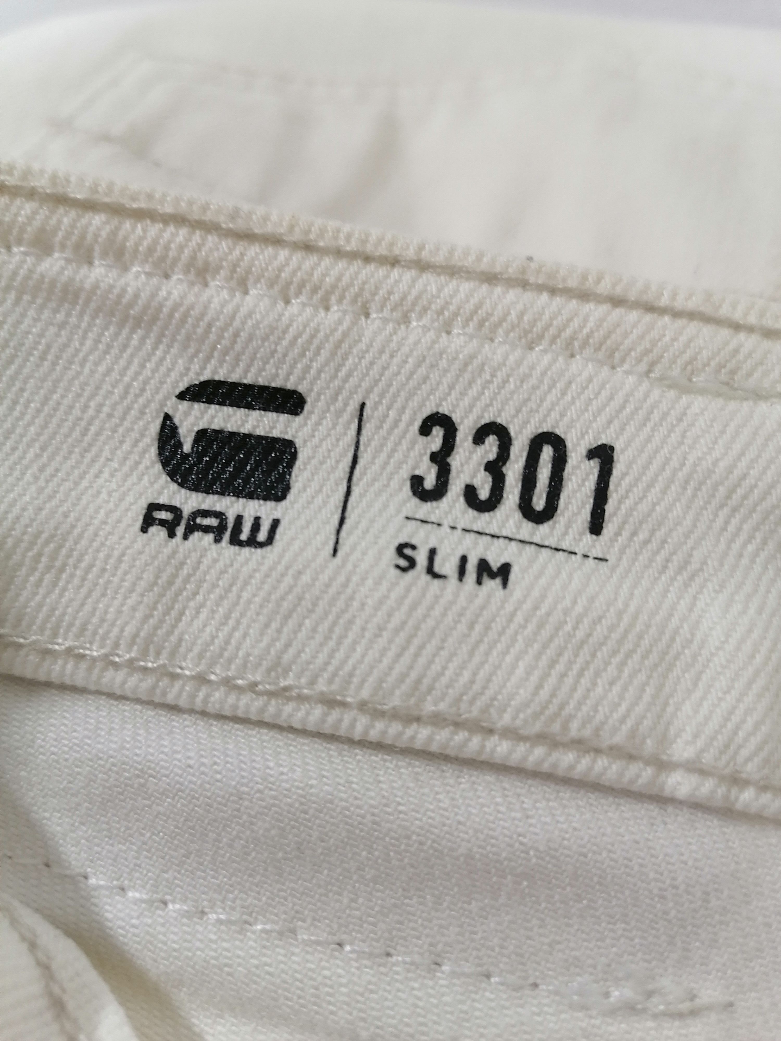G-Star G-Star Raw 3301 Slim Jeans Size US 34 / EU 50 - 6 Thumbnail