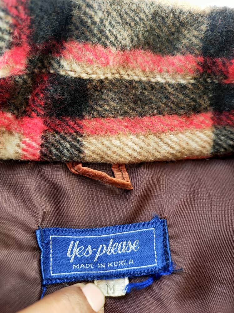 Flannel ❎ Vintage Flannel Wool Jacket Size US M / EU 48-50 / 2 - 6 Thumbnail