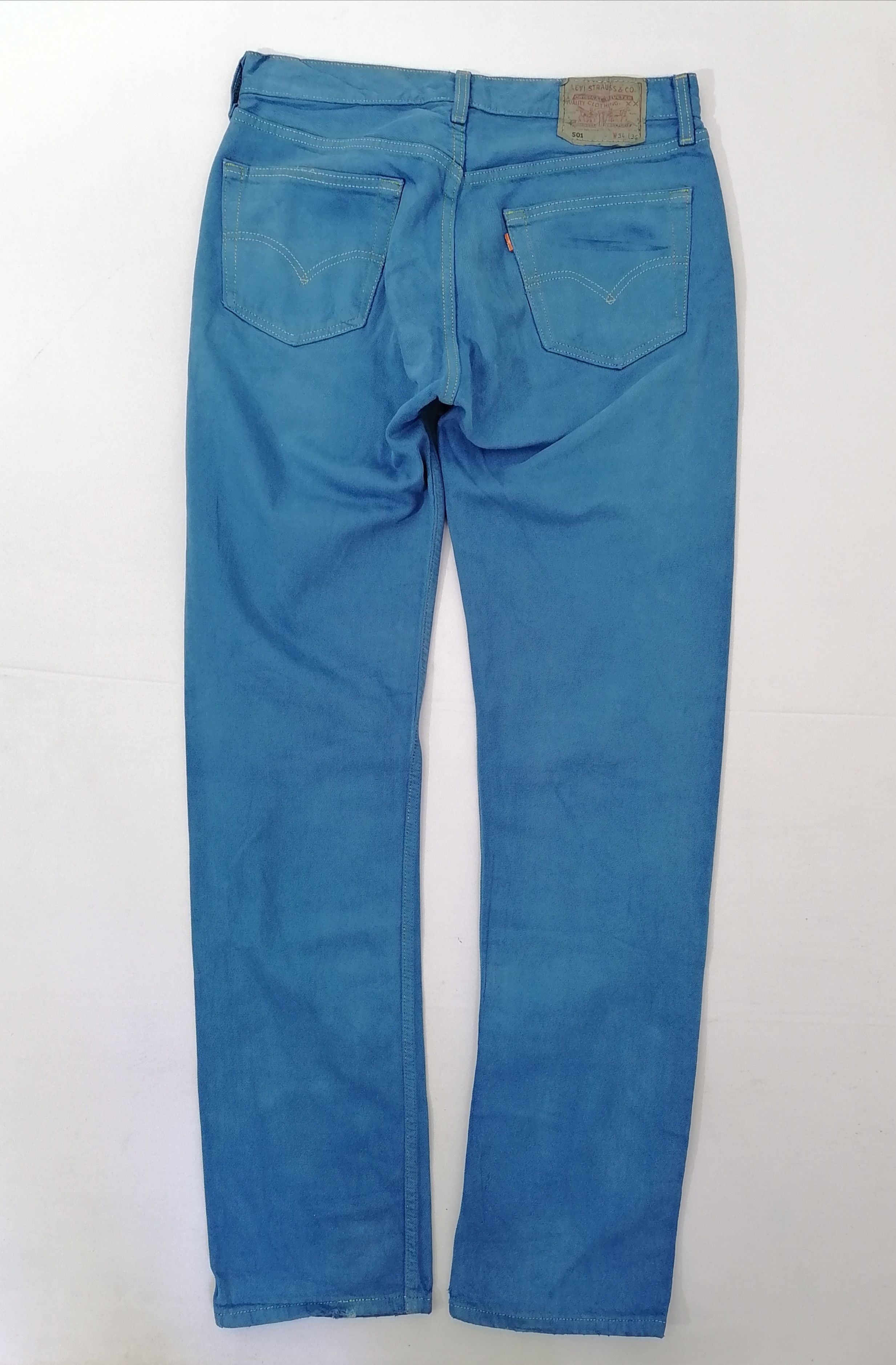 Levi's × Levi's Vintage Clothing 501 Levi's Strauss Blue Jeans Size US 34 / EU 50 - 2 Thumbnail