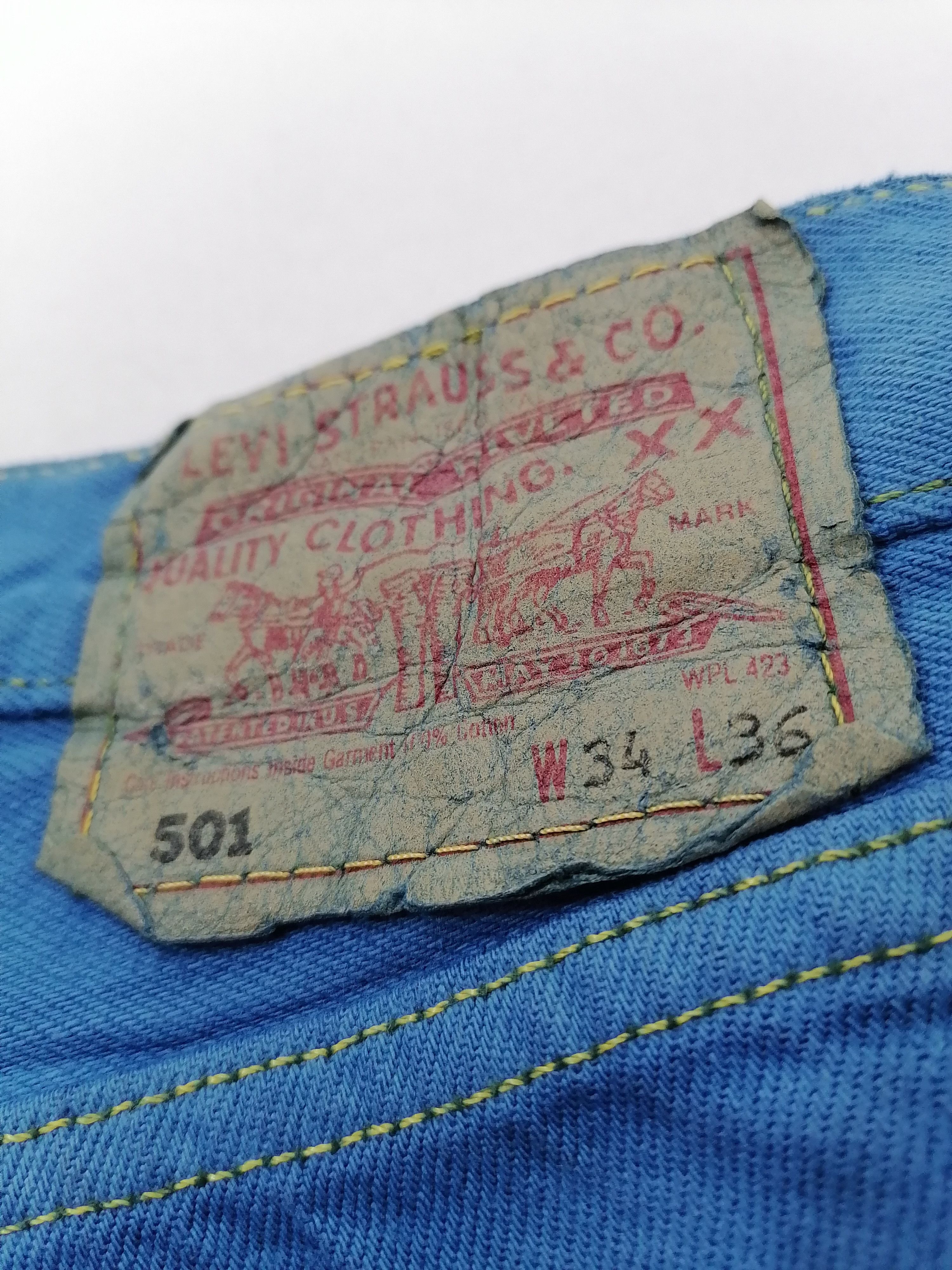 Levi's × Levi's Vintage Clothing 501 Levi's Strauss Blue Jeans Size US 34 / EU 50 - 7 Thumbnail