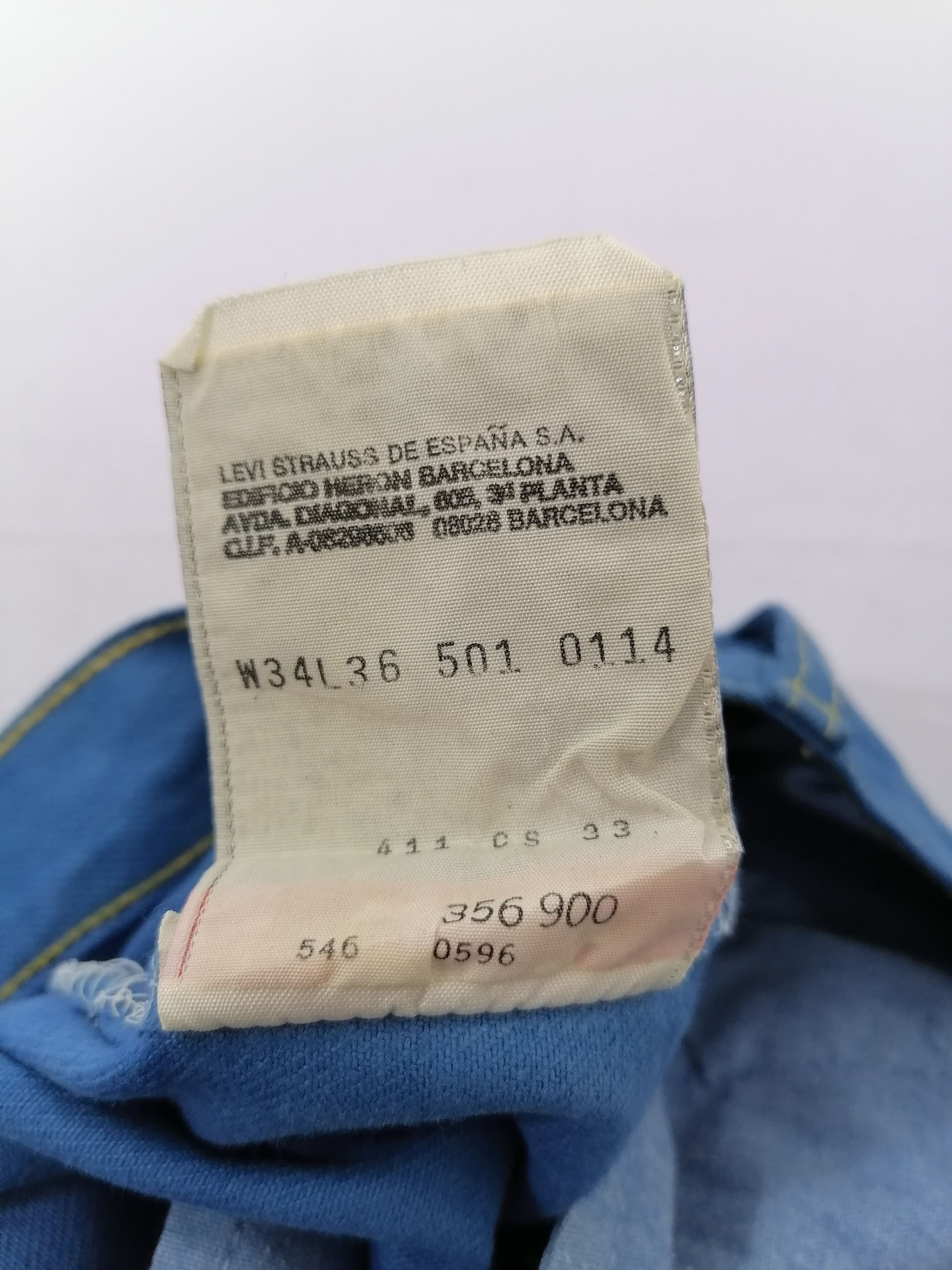 Levi's × Levi's Vintage Clothing 501 Levi's Strauss Blue Jeans Size US 34 / EU 50 - 5 Thumbnail