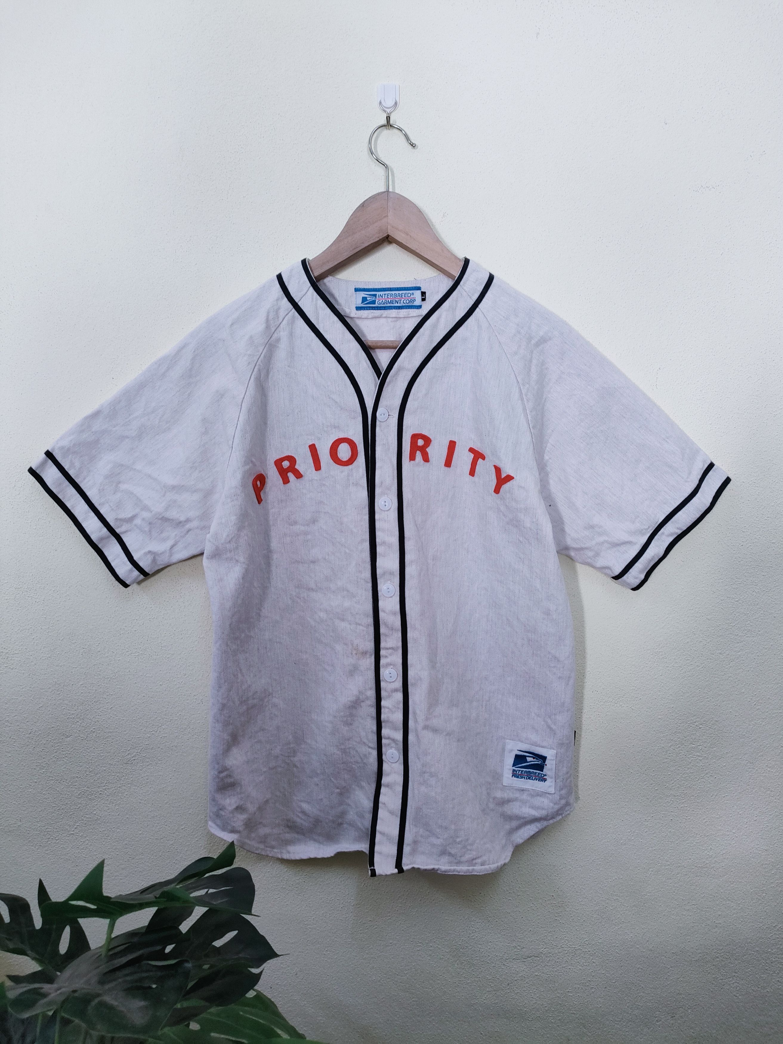 MLB × Vintage Interbreed Garment Baseball Jersey Size US L / EU 52-54 / 3 - 1 Thumbnail
