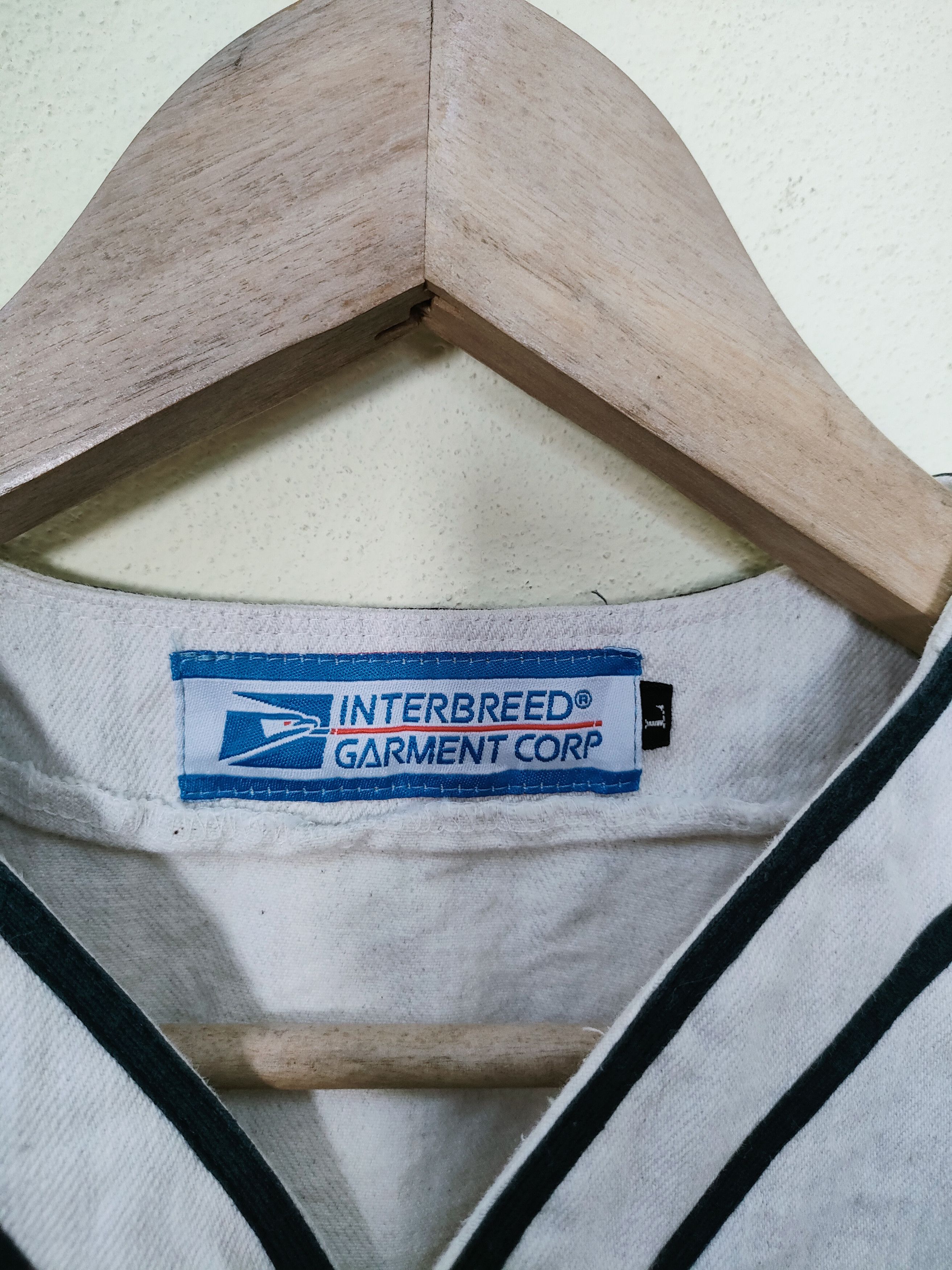 MLB × Vintage Interbreed Garment Baseball Jersey Size US L / EU 52-54 / 3 - 5 Thumbnail