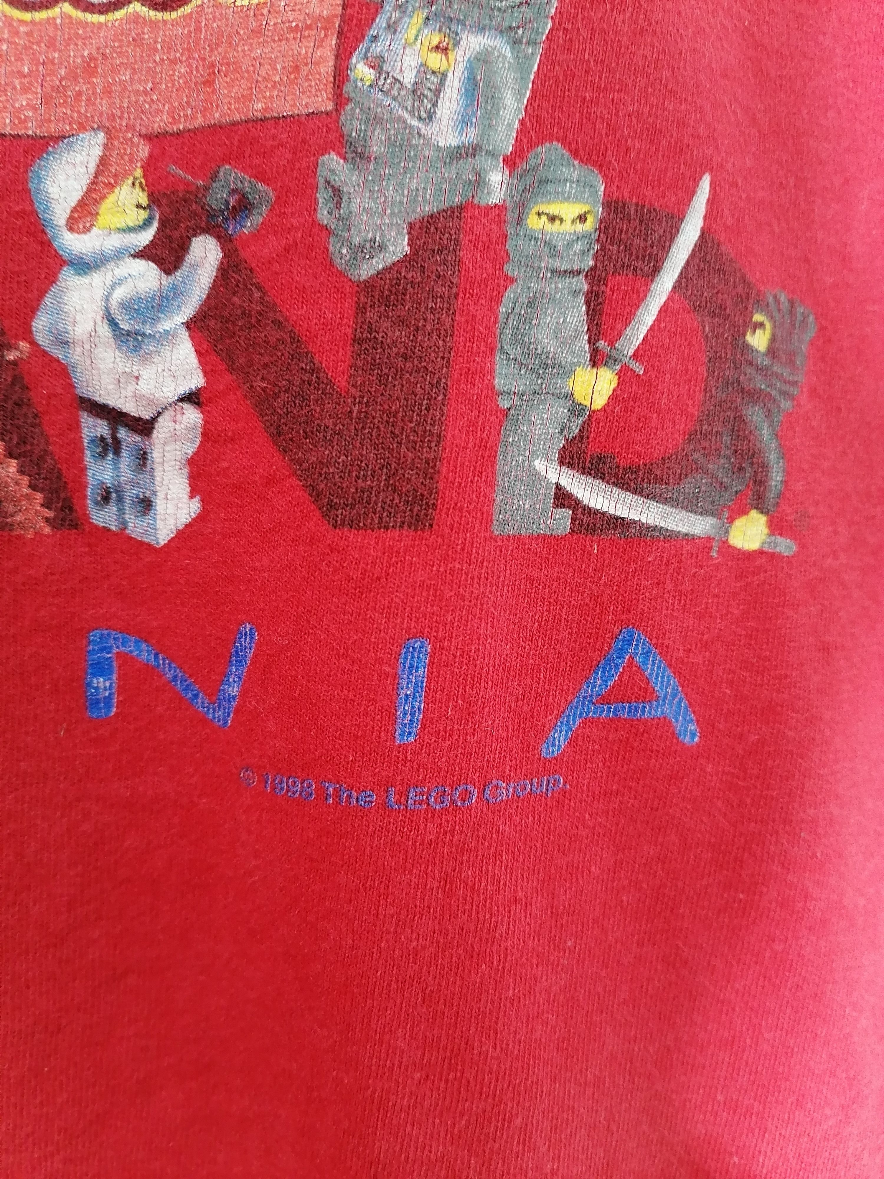 LEGO × Vintage Vintage 90s Lego Tee Size US XL / EU 56 / 4 - 2 Thumbnail
