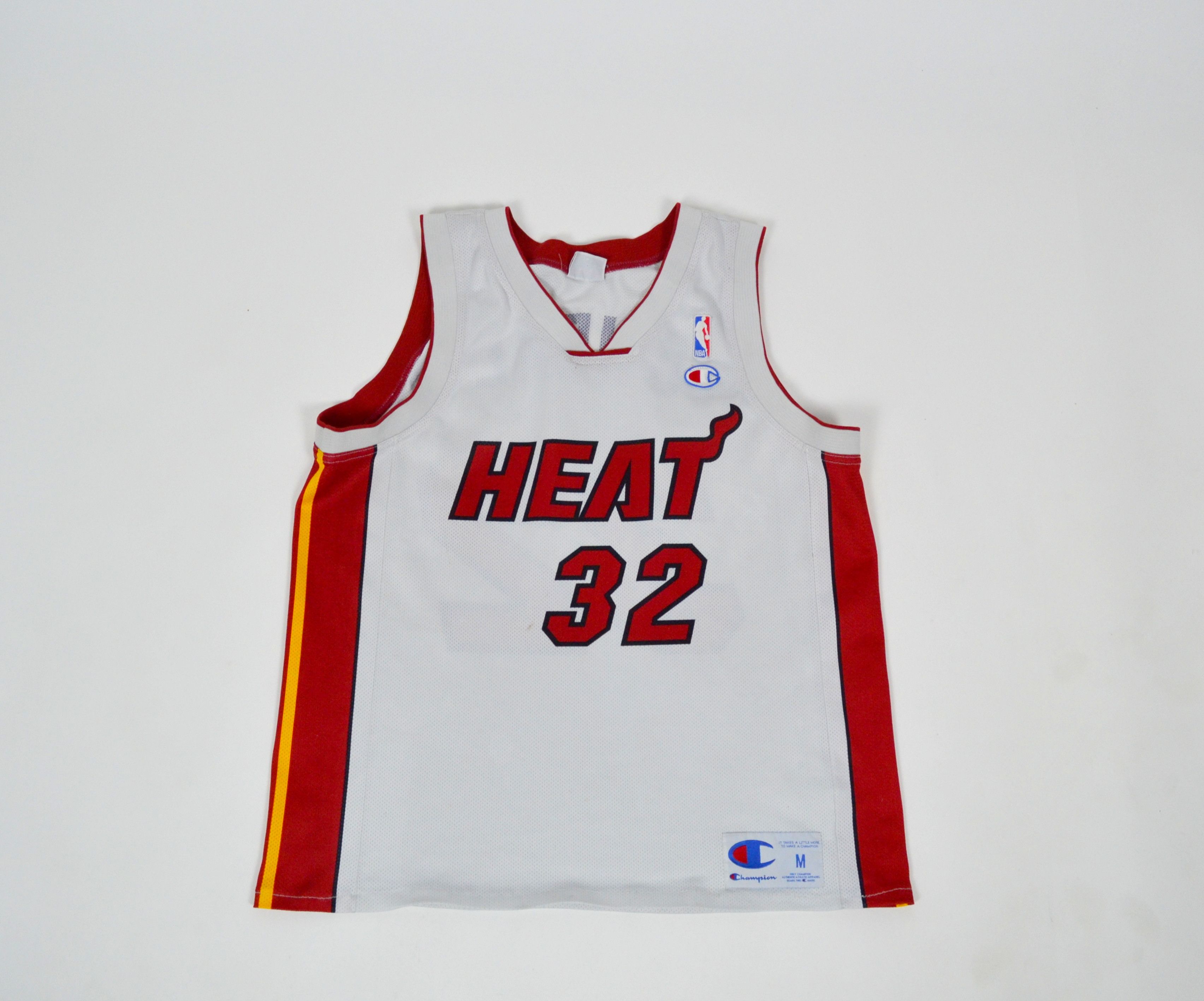 Champion × NBA × Vintage Vintage Champion Miami Heat Shaquille O'neal 32 NBA Jersey Size US M / EU 48-50 / 2 - 9 Thumbnail