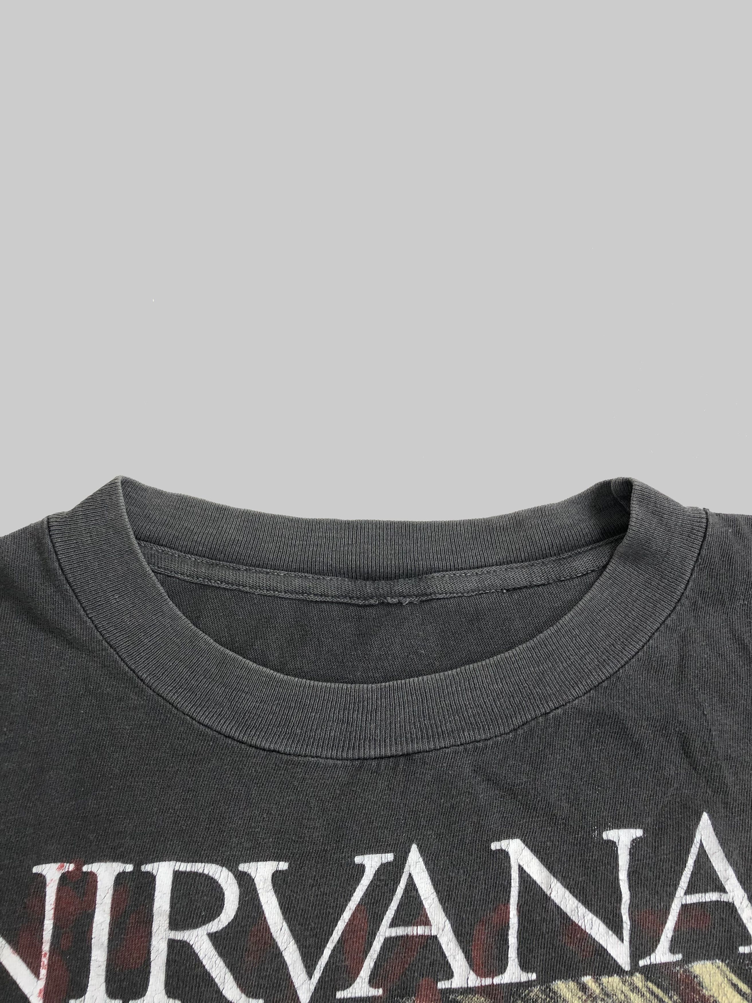 Band Tees Vintage 90s Nirvana Kurt Cobain (Red Hot Chili Peppers) Size US L / EU 52-54 / 3 - 13 Thumbnail