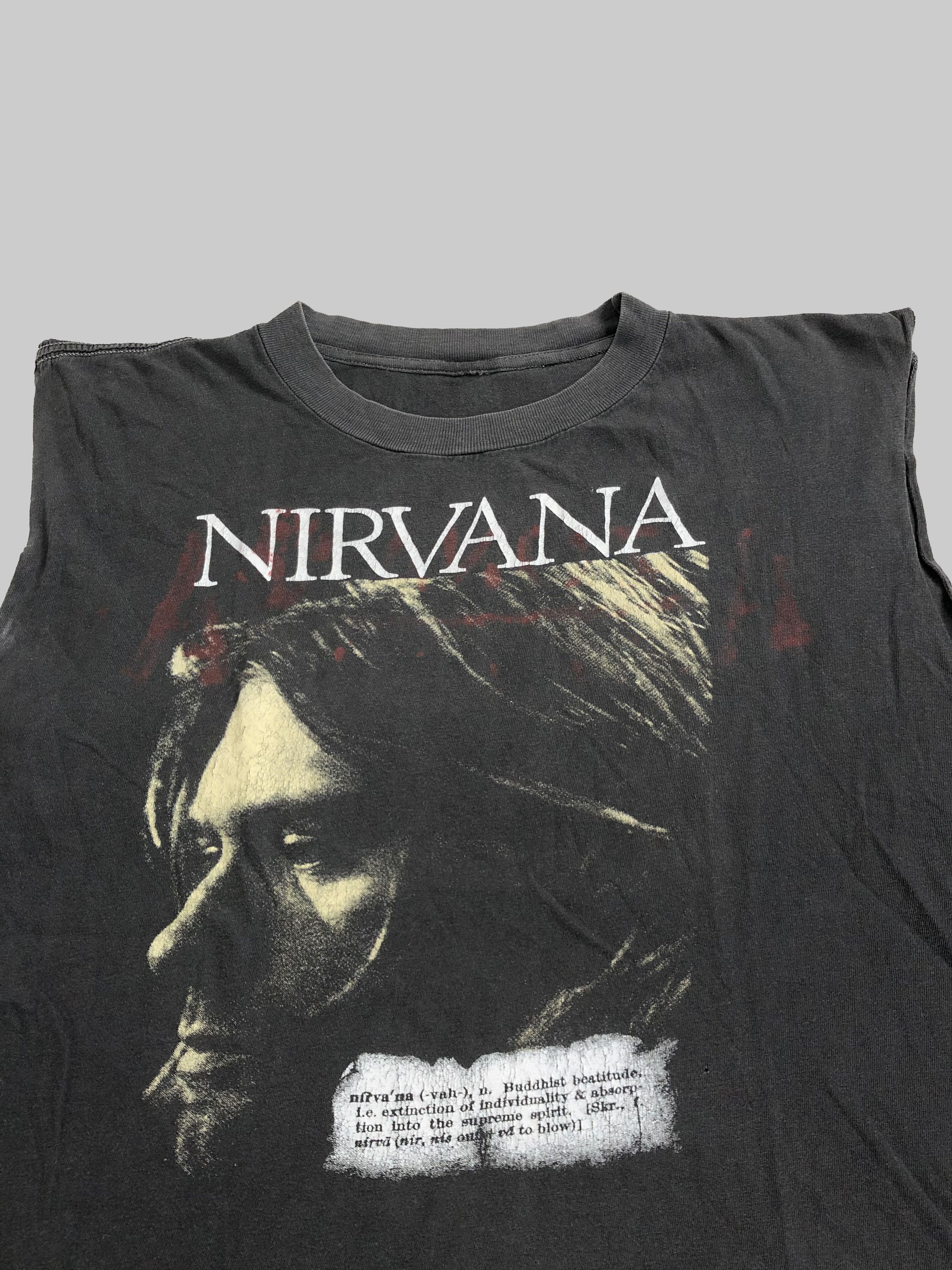Band Tees Vintage 90s Nirvana Kurt Cobain (Red Hot Chili Peppers) Size US L / EU 52-54 / 3 - 2 Thumbnail