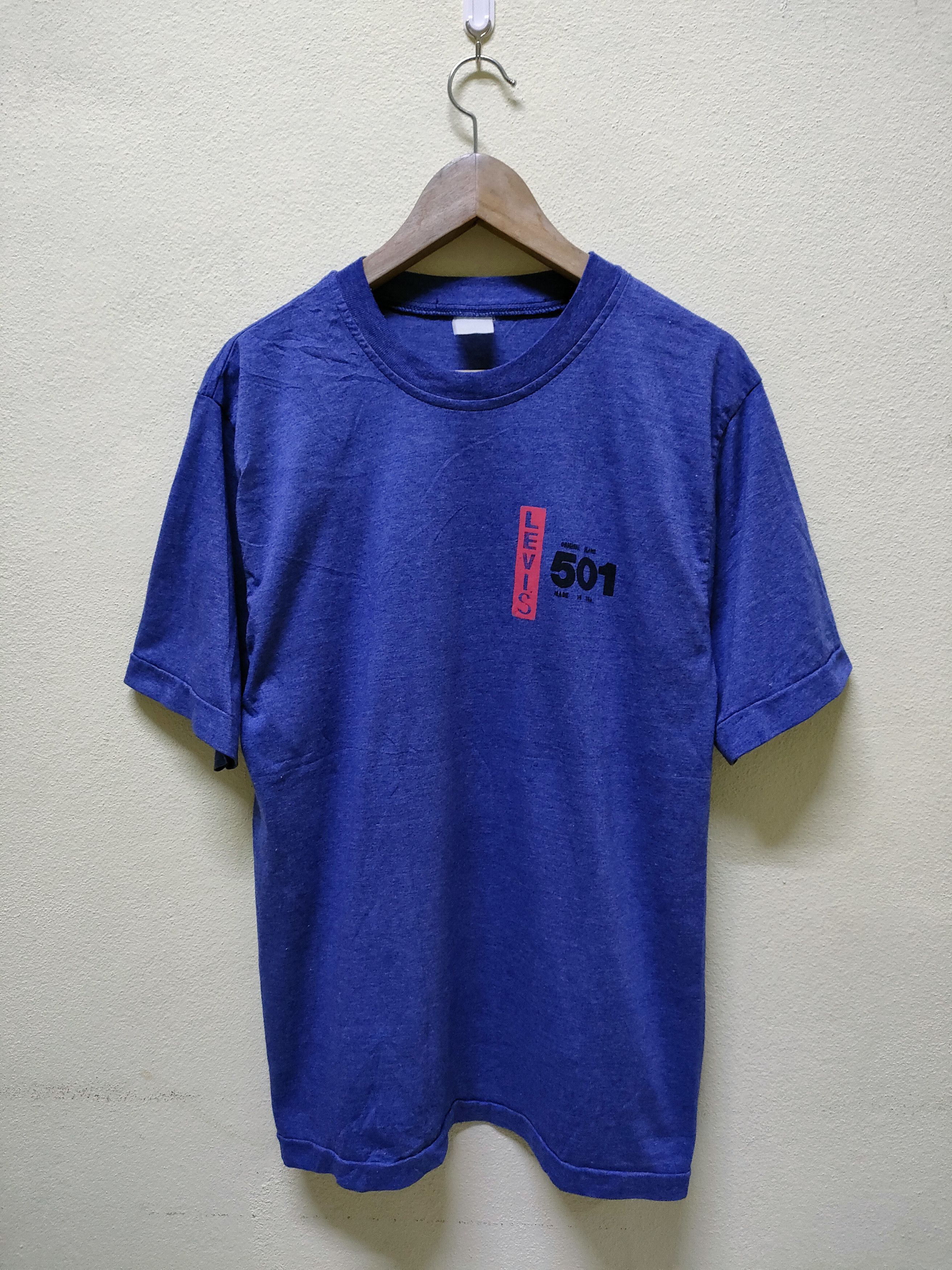 Levi's Vintage Clothing × Vintage Vintage Levi's 501 USA T-shirt Size US M / EU 48-50 / 2 - 1 Thumbnail
