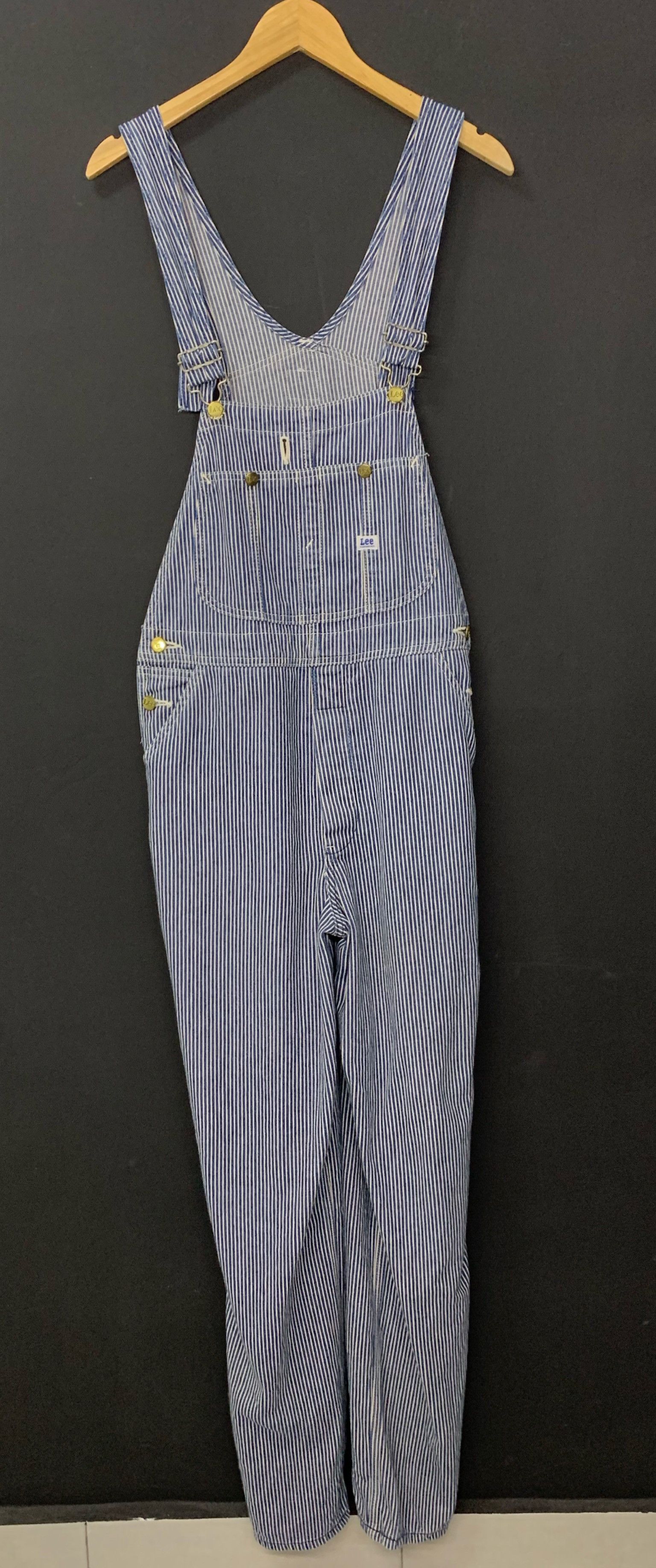 Lee × Vintage RARE ‼️ Lee Sanforized Overall Jumpsuits Denim Pants Size US 36 / EU 52 - 1 Thumbnail