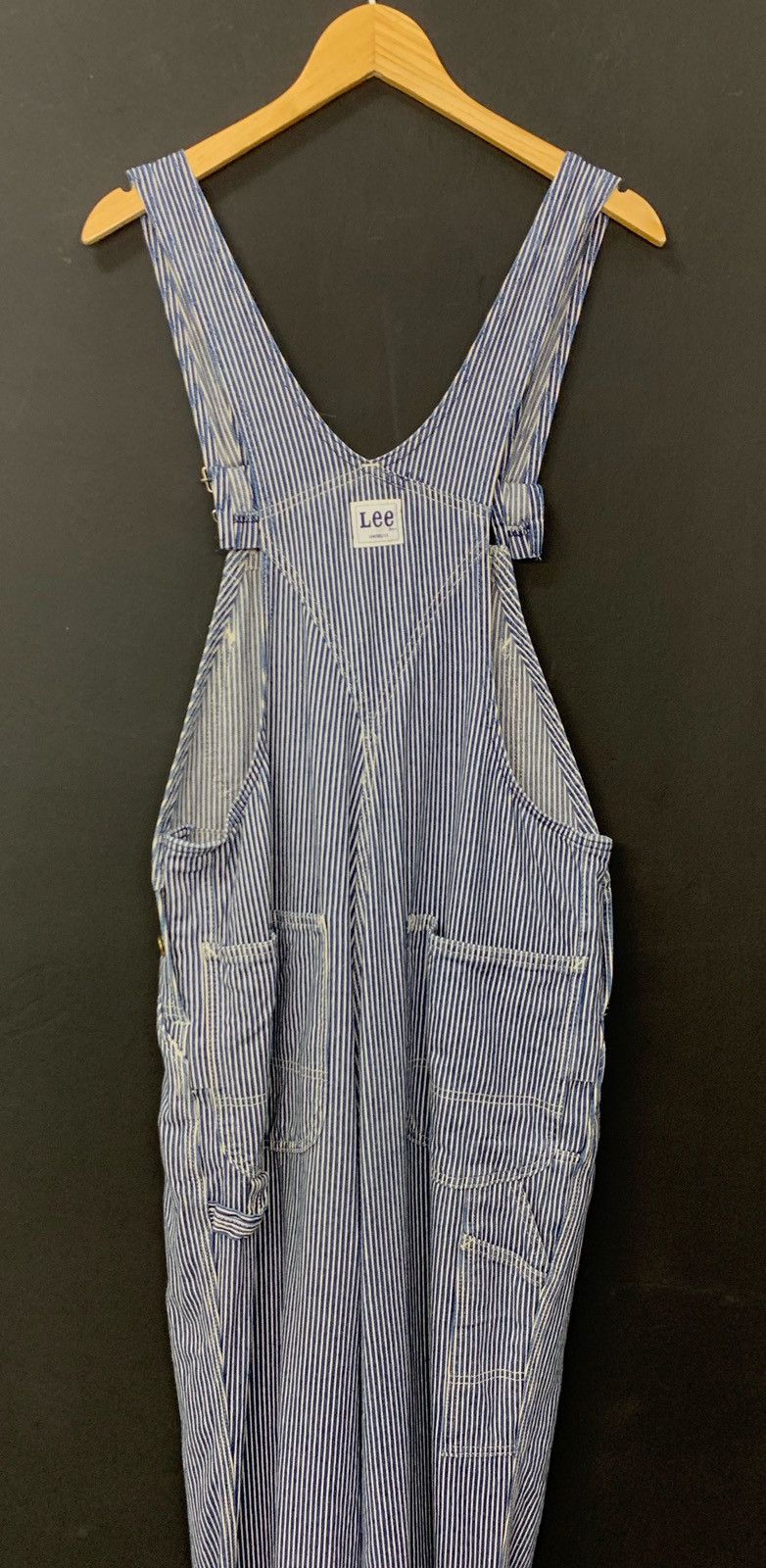 Lee × Vintage RARE ‼️ Lee Sanforized Overall Jumpsuits Denim Pants Size US 36 / EU 52 - 5 Thumbnail