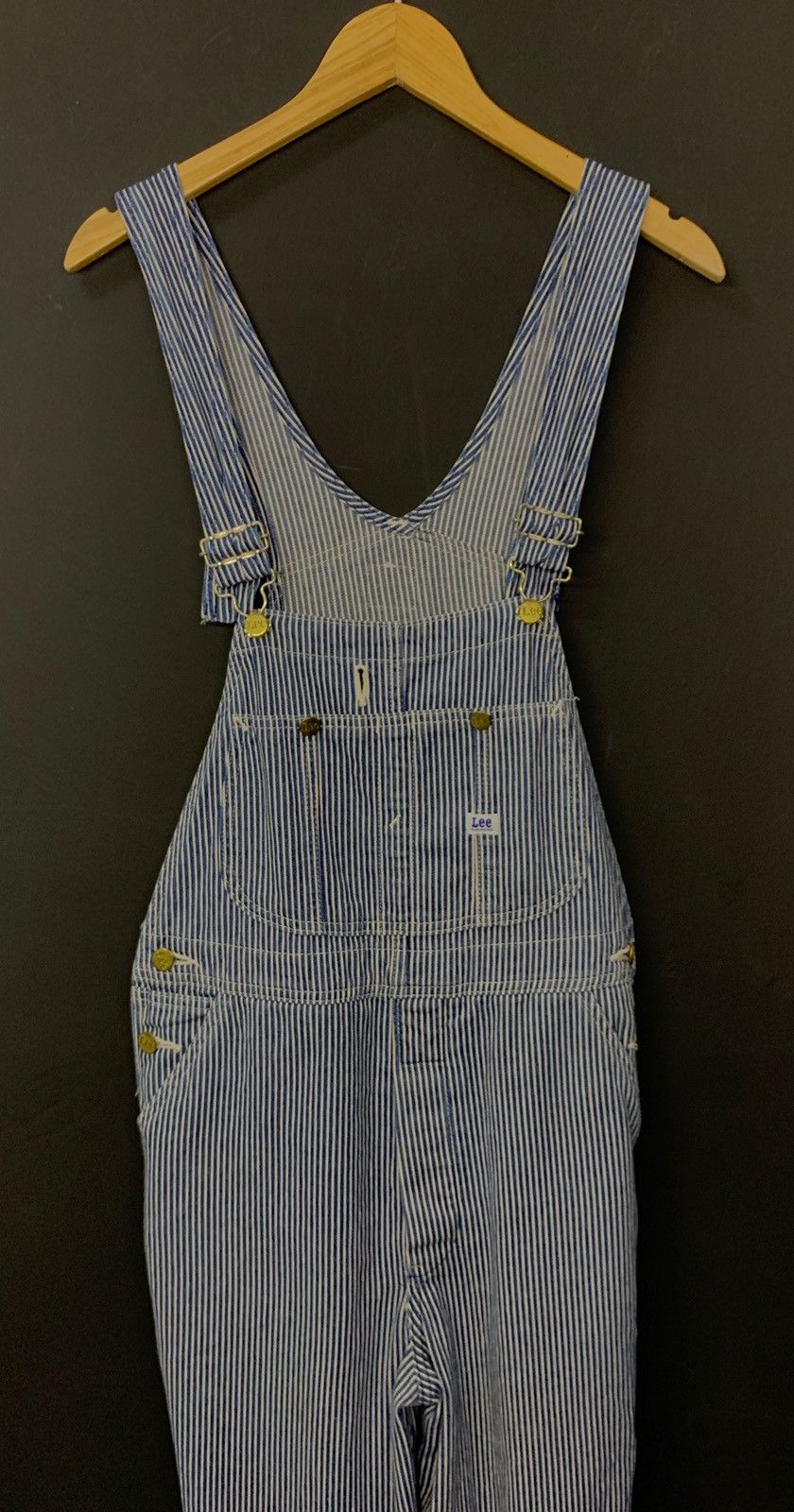 Lee × Vintage RARE ‼️ Lee Sanforized Overall Jumpsuits Denim Pants Size US 36 / EU 52 - 2 Thumbnail