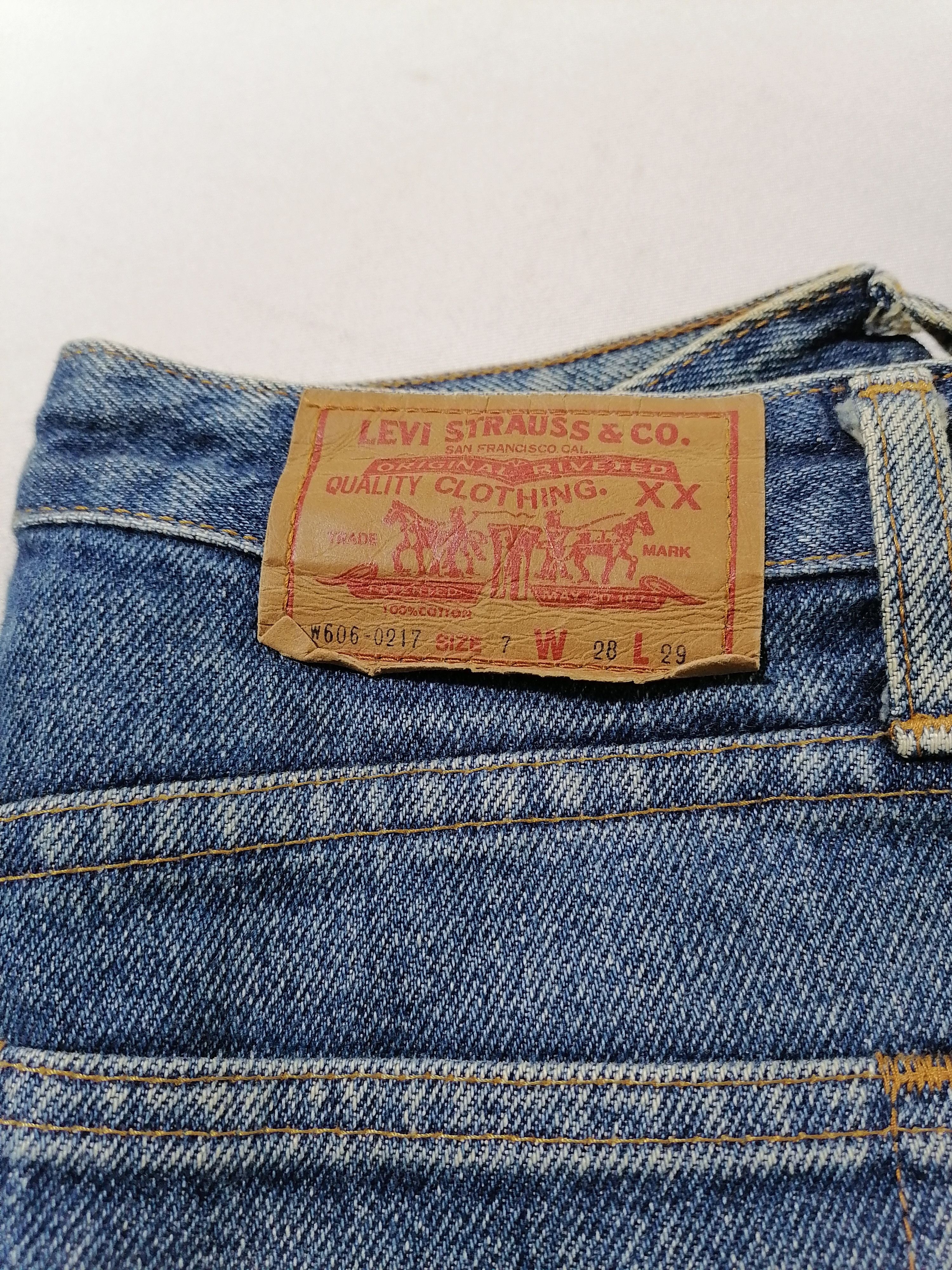 Levi's × Levi's Vintage Clothing w606-0217 Levi's Strauss Denim Jeans Size US 26 / EU 42 - 7 Thumbnail