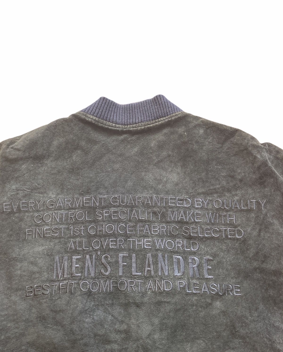 Japanese Brand × Vintage Vintage Flandre Leather Bomber Jacket Size US L / EU 52-54 / 3 - 6 Thumbnail