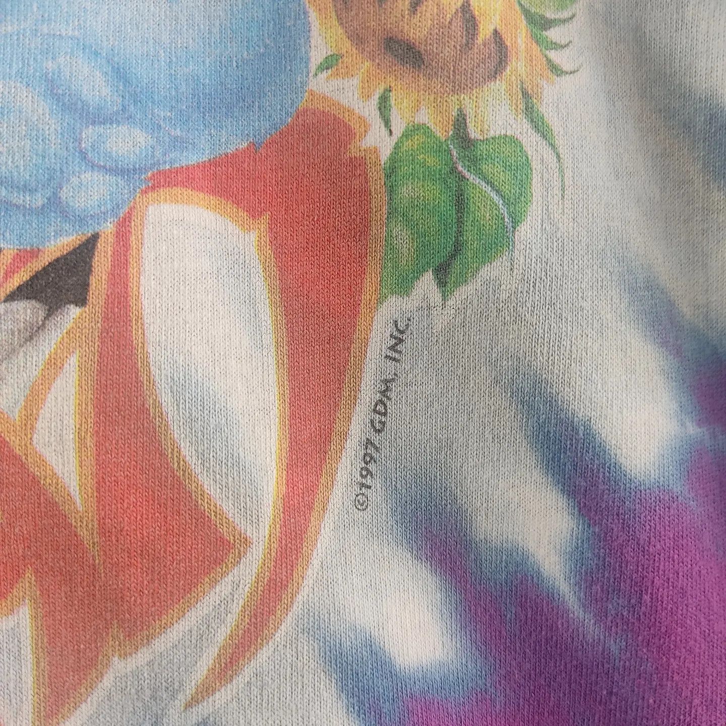 Band Tees × Grateful Dead × Vintage 1997 Grateful Dead China Ride All over print Liquid blue Size US L / EU 52-54 / 3 - 5 Thumbnail