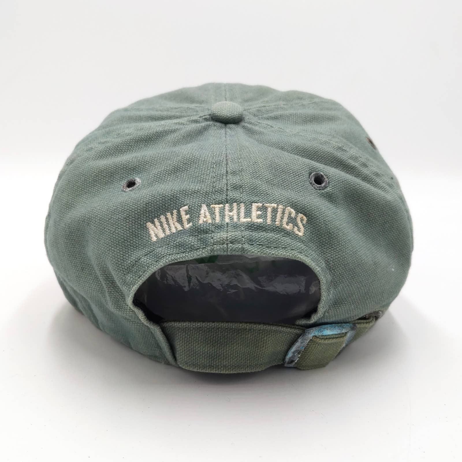 Nike Vintage NIKE Crest Patch Logo Canvas Hat Athletic Golf Cap Size ONE SIZE - 7 Thumbnail