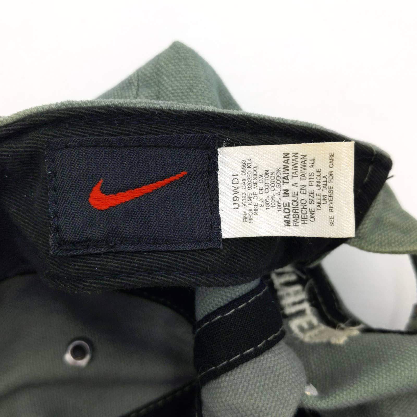 Nike Vintage NIKE Crest Patch Logo Canvas Hat Athletic Golf Cap Size ONE SIZE - 9 Thumbnail
