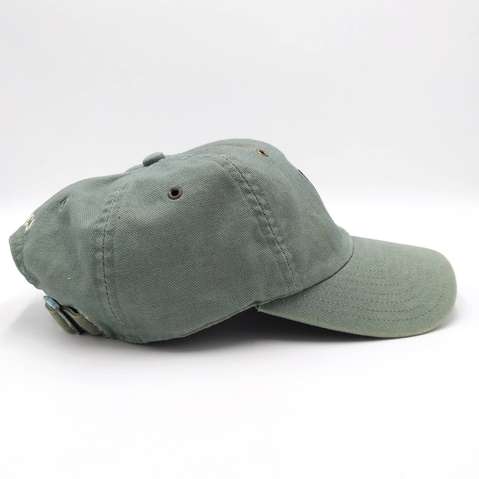 Nike Vintage NIKE Crest Patch Logo Canvas Hat Athletic Golf Cap Size ONE SIZE - 6 Thumbnail
