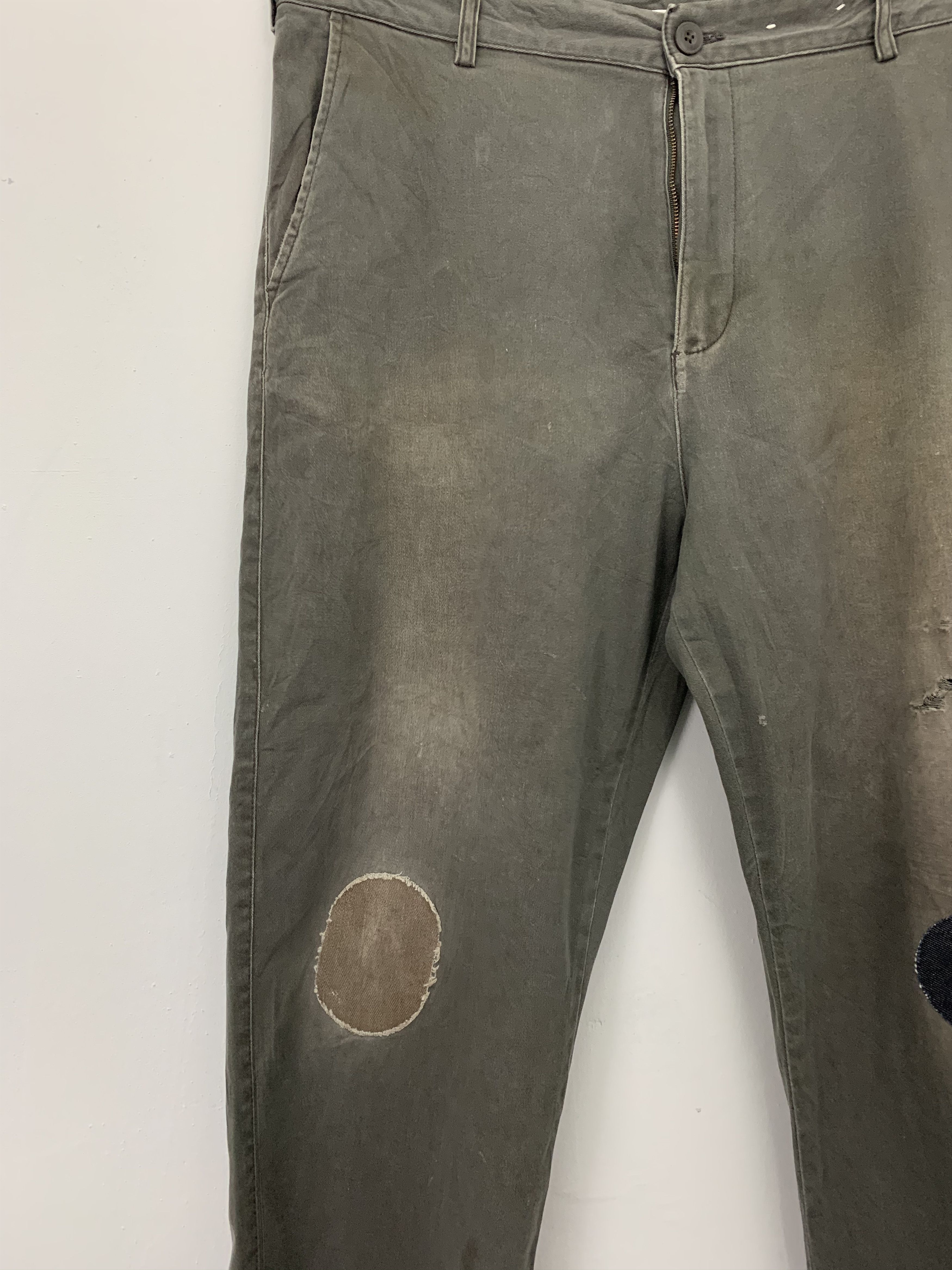 Japanese Brand Casual Pants Patches Knee Vintage Japanese Branded #185 Size US 35 - 3 Thumbnail