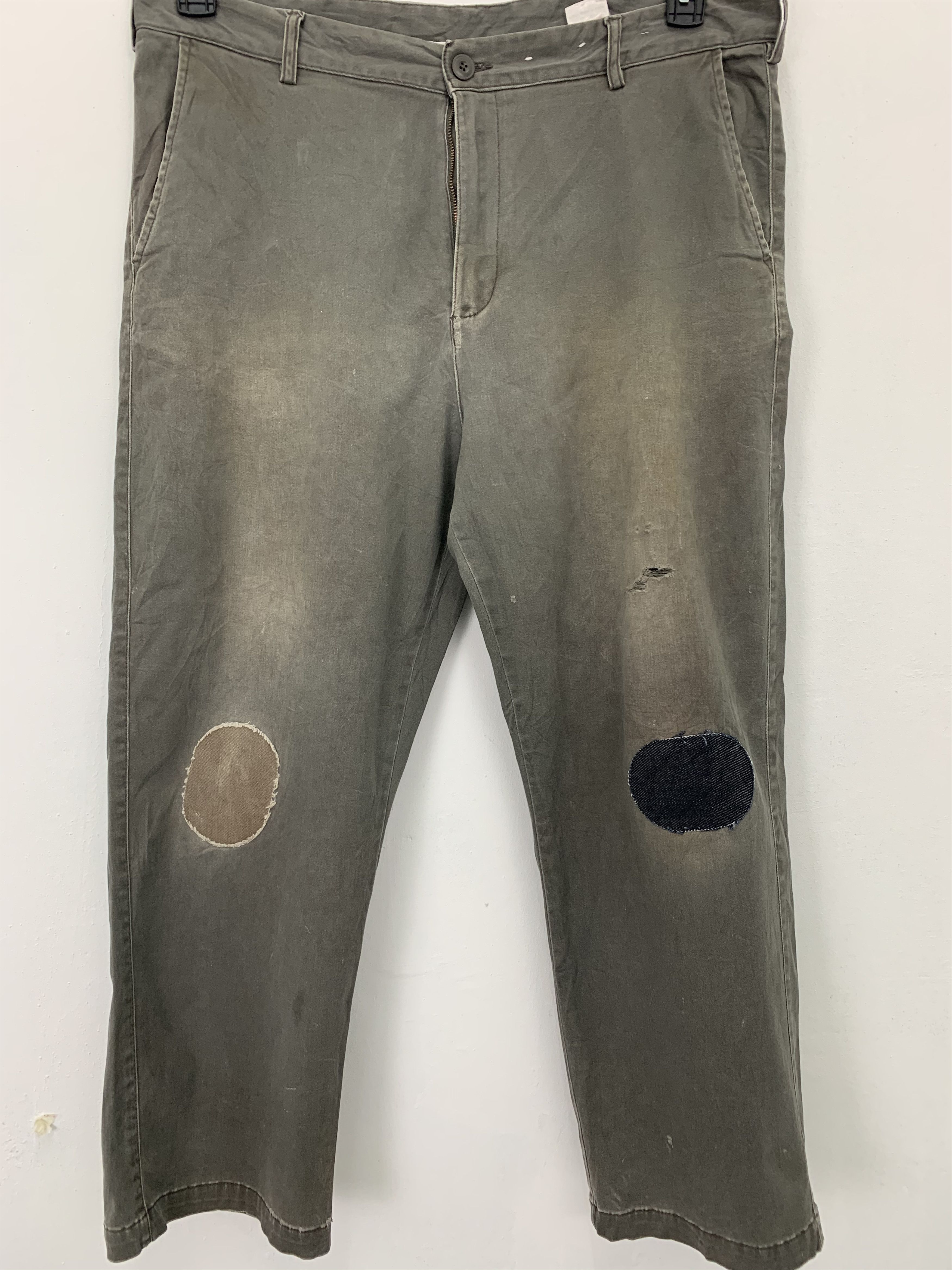 Japanese Brand Casual Pants Patches Knee Vintage Japanese Branded #185 Size US 35 - 1 Thumbnail
