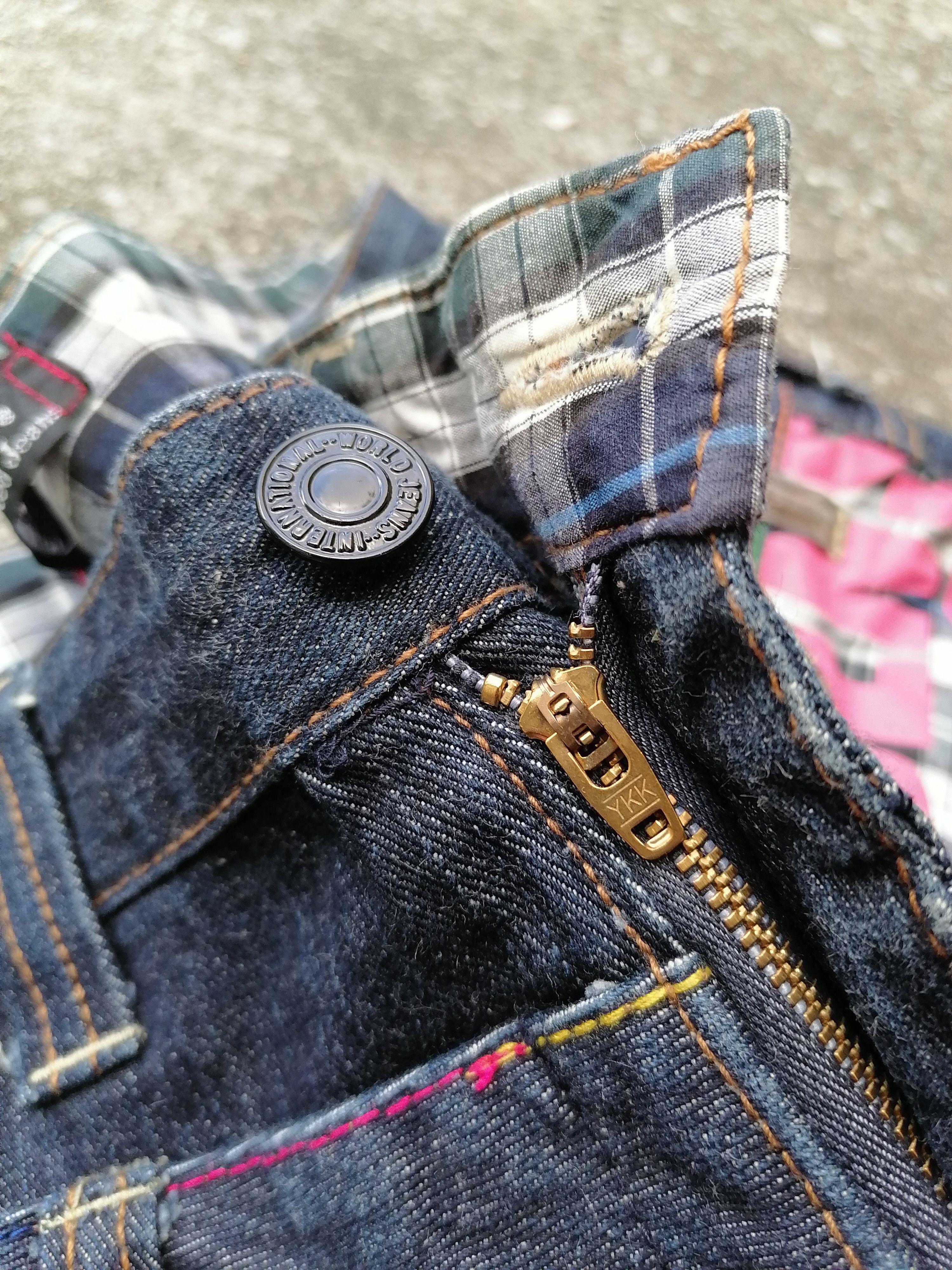 Other Dominate Handcrafted Double Waist Denim Jeans Size US 32 / EU 48 - 3 Thumbnail