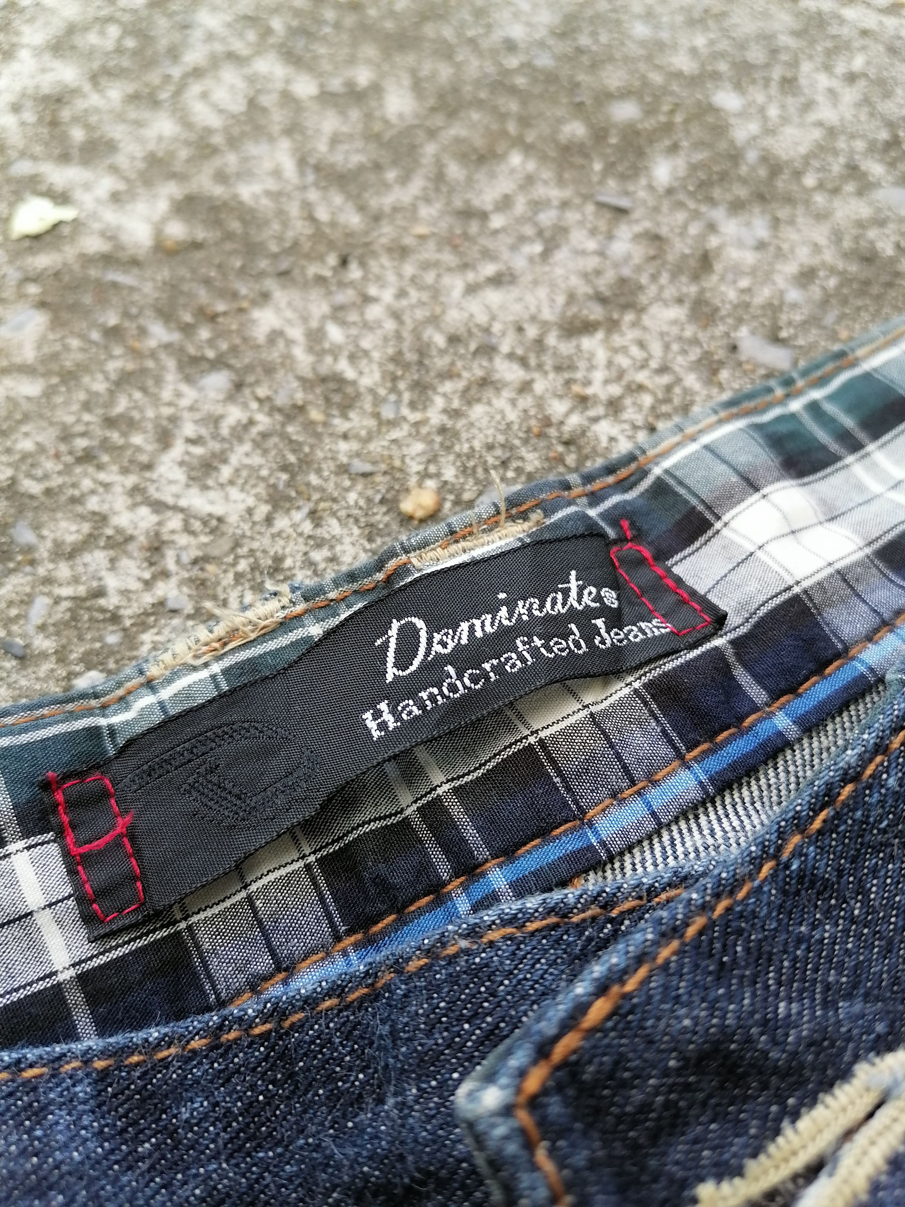 Other Dominate Handcrafted Double Waist Denim Jeans Size US 32 / EU 48 - 4 Thumbnail
