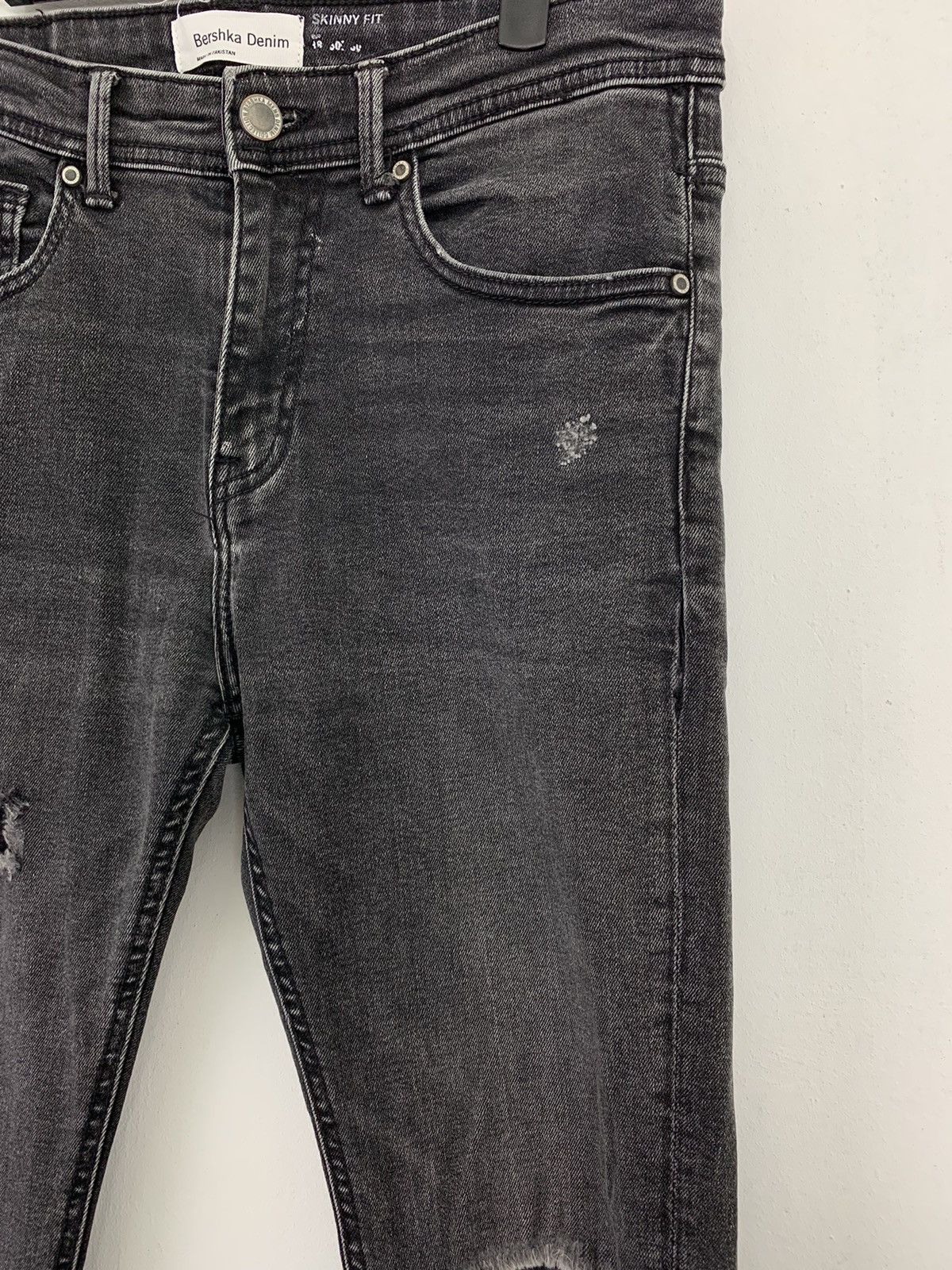 Bershka Bershka Denim Distressed Vintage streetwear #227 Size US 28 / EU 44 - 4 Thumbnail