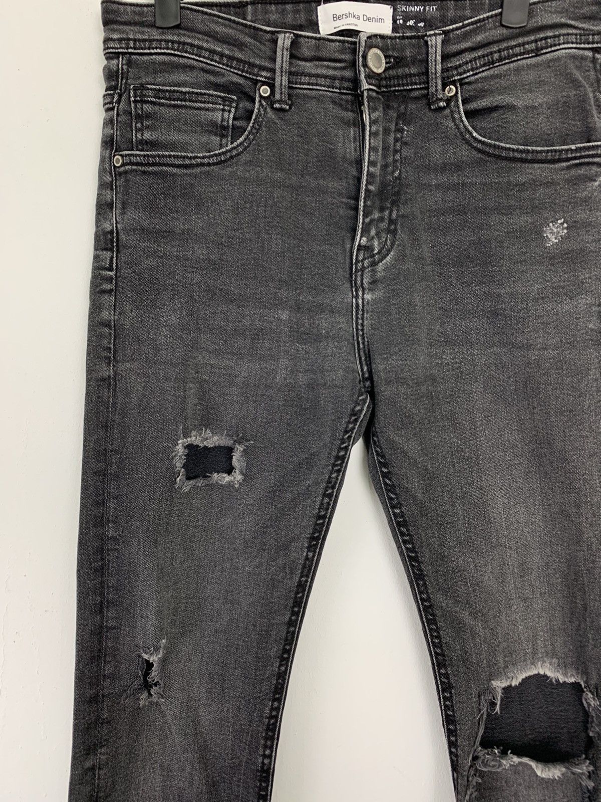 Bershka Bershka Denim Distressed Vintage streetwear #227 Size US 28 / EU 44 - 3 Thumbnail