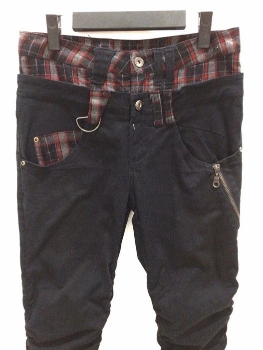 Seditionaries Japanese Brand RAGOUT Double Waist Twisted Leg Casual Pant Size US 30 / EU 46 - 2 Thumbnail