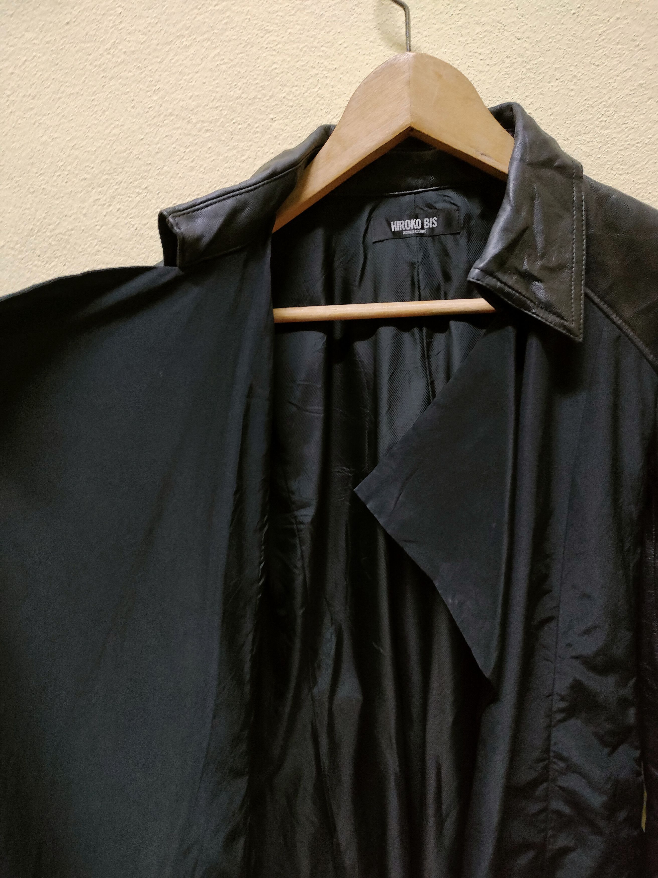 Hiroko Koshino Homme Hiroko Bis Lamb Skin Sleeve Jacket Size US S / EU 44-46 / 1 - 3 Thumbnail