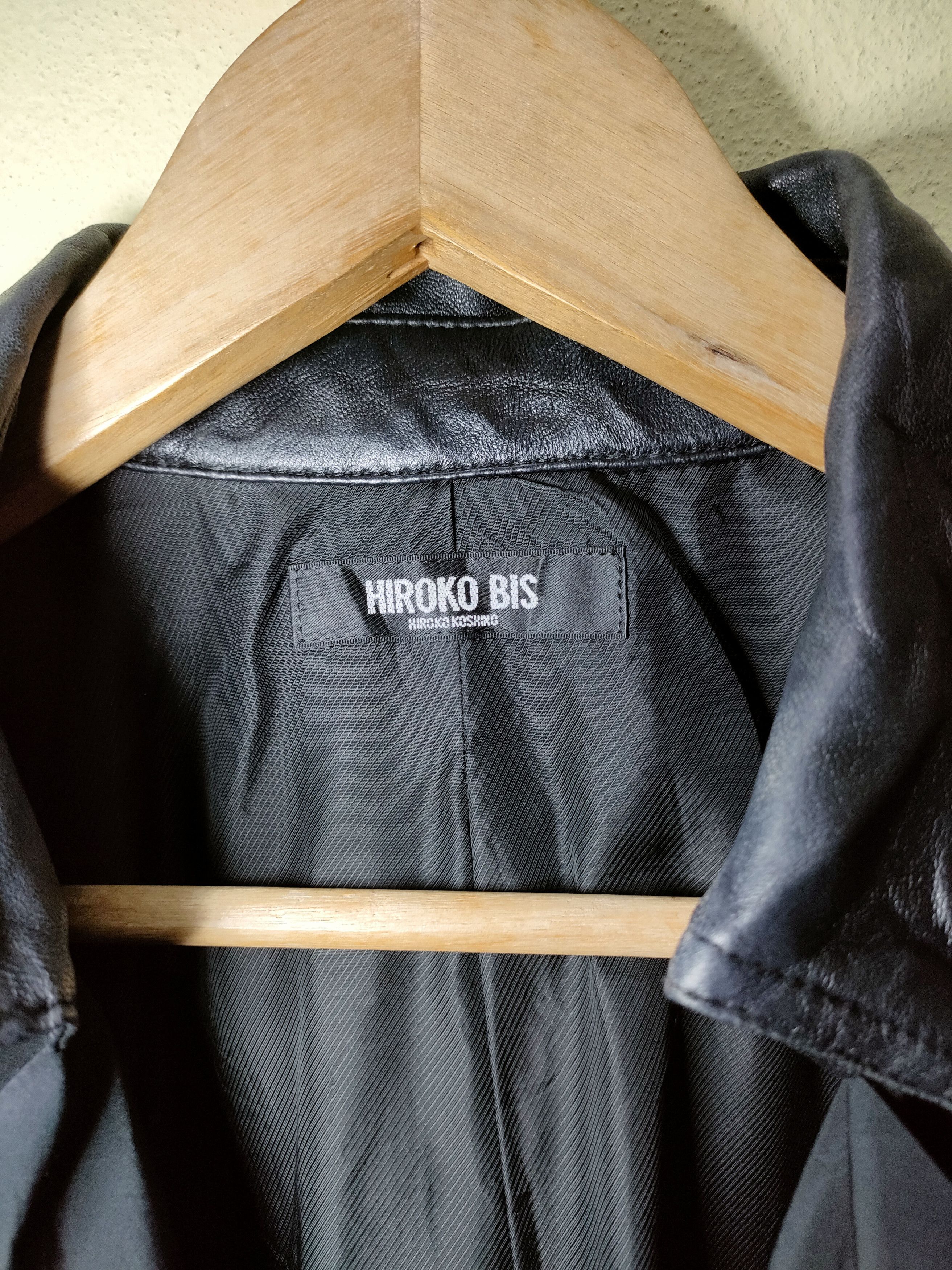 Hiroko Koshino Homme Hiroko Bis Lamb Skin Sleeve Jacket Size US S / EU 44-46 / 1 - 6 Thumbnail