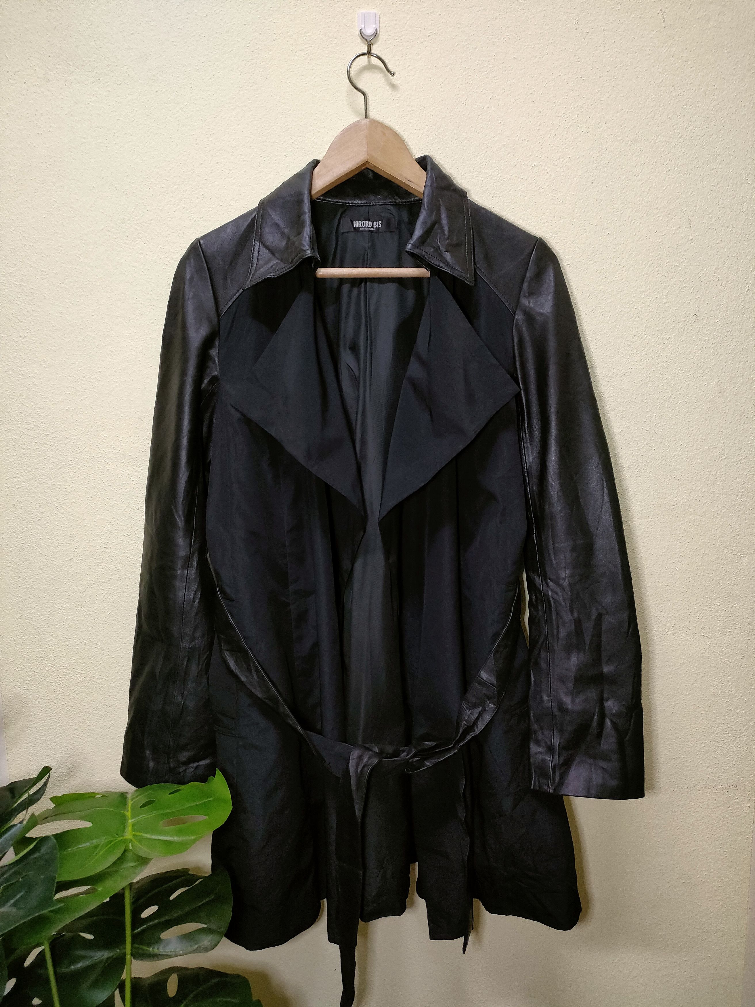 Hiroko Koshino Homme Hiroko Bis Lamb Skin Sleeve Jacket Size US S / EU 44-46 / 1 - 1 Thumbnail