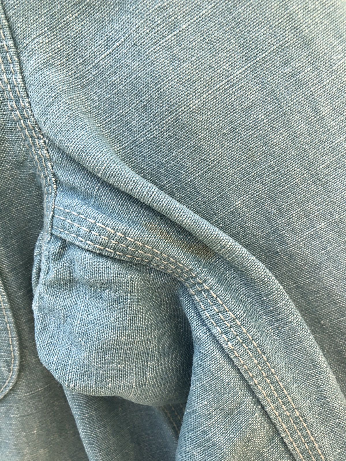 Issey Miyake Issey Miyake X Lee Union Made Sanforized Denim Chore Jacket Size US S / EU 44-46 / 1 - 9 Thumbnail