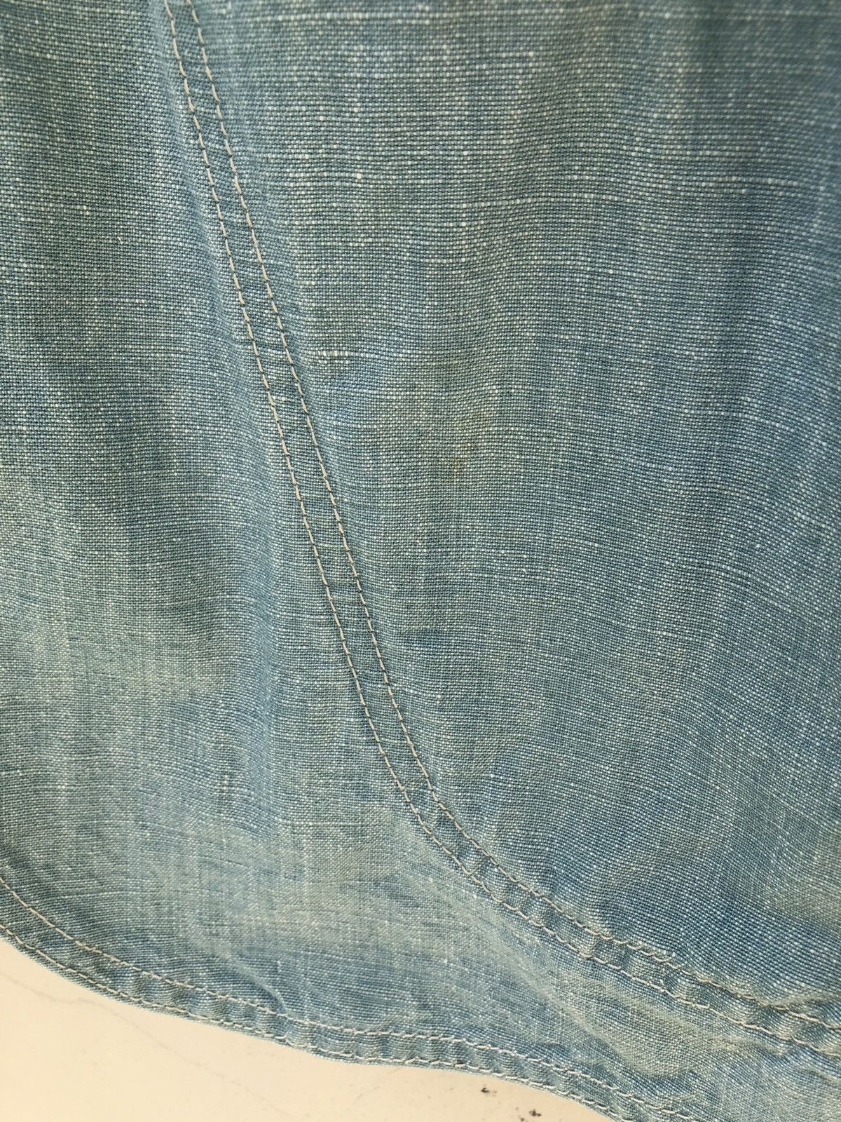 Issey Miyake Issey Miyake X Lee Union Made Sanforized Denim Chore Jacket Size US S / EU 44-46 / 1 - 11 Thumbnail
