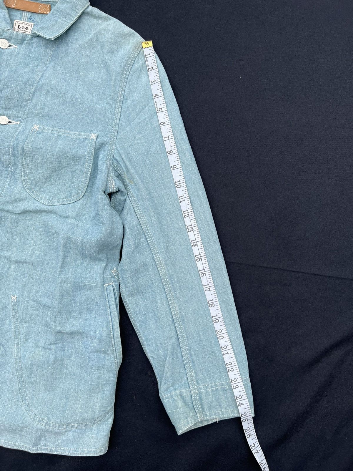 Issey Miyake Issey Miyake X Lee Union Made Sanforized Denim Chore Jacket Size US S / EU 44-46 / 1 - 3 Thumbnail