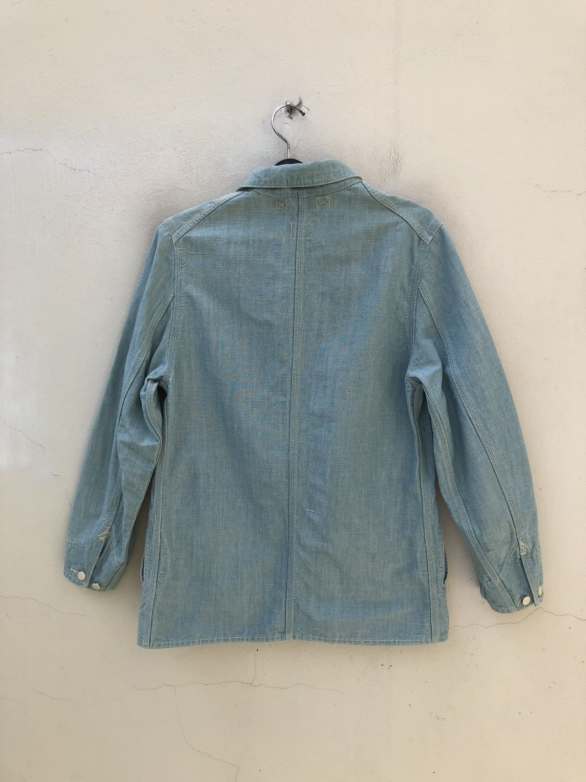 Issey Miyake Issey Miyake X Lee Union Made Sanforized Denim Chore Jacket Size US S / EU 44-46 / 1 - 14 Thumbnail